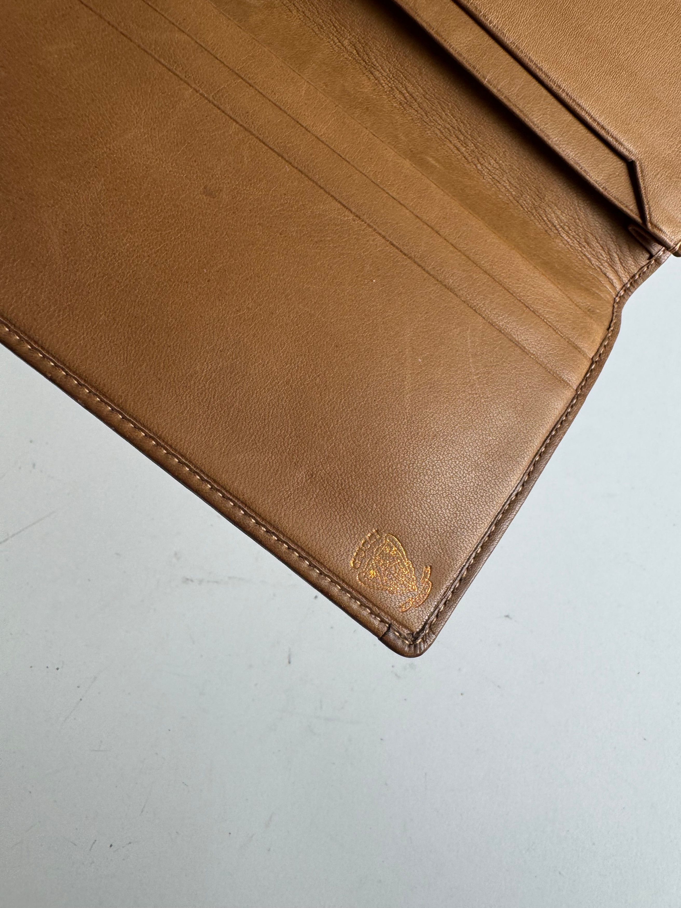 Gucci Vintage Monogram Card / ID Holder beige Brown Size ONE SIZE - 4 Thumbnail