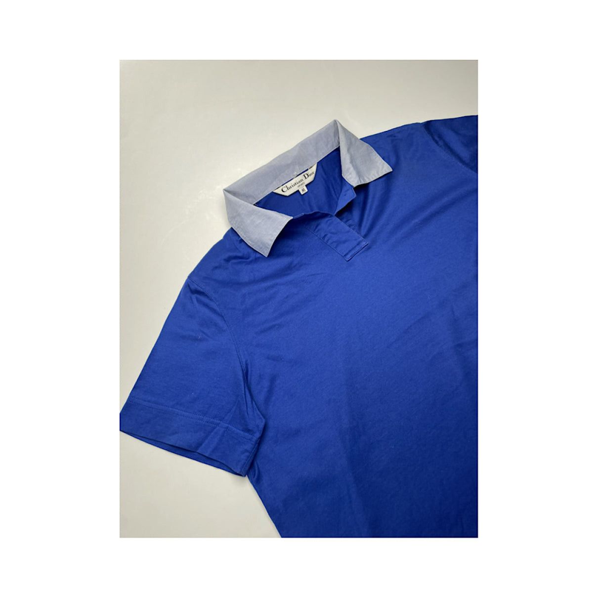 Other Dior Homme Blue Cotton Polo Shirt Size S / US 4 / IT 40 - 3 Thumbnail