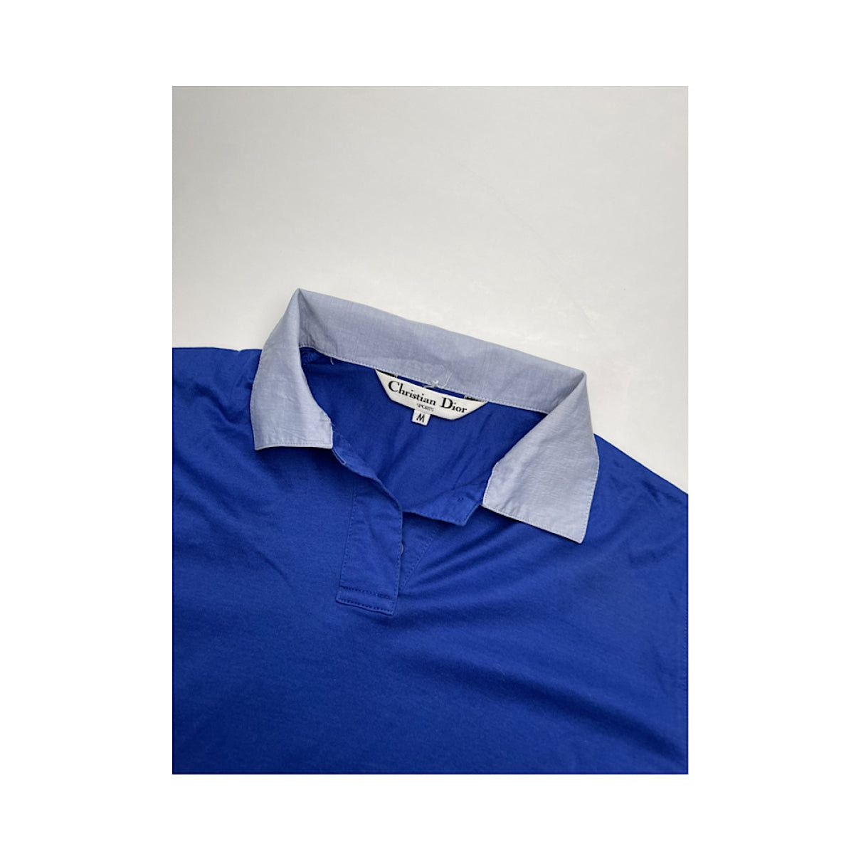 Other Dior Homme Blue Cotton Polo Shirt Size S / US 4 / IT 40 - 2 Thumbnail