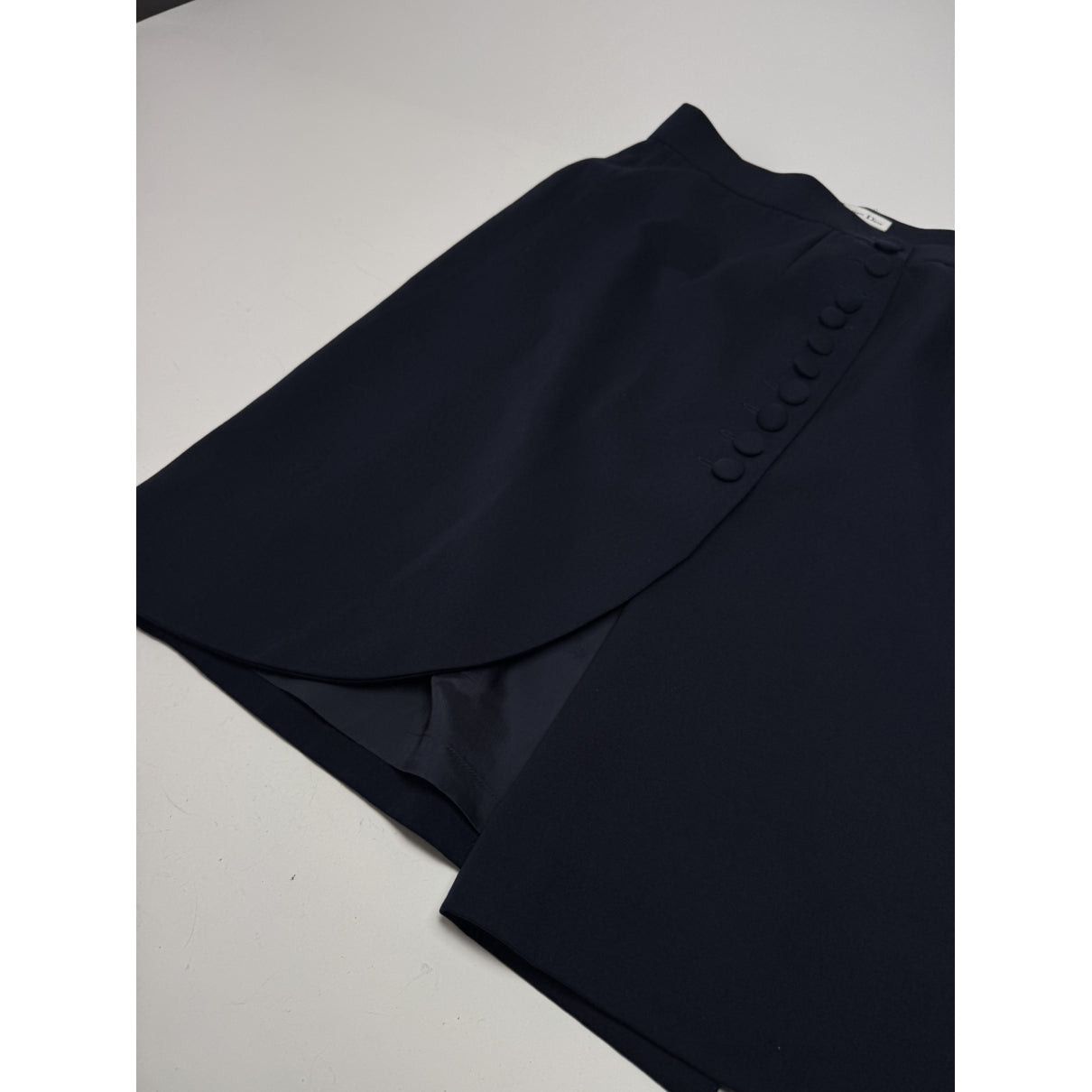 Dior Navy Wool Skirt Size 30" / US 8 / IT 44 - 4 Thumbnail