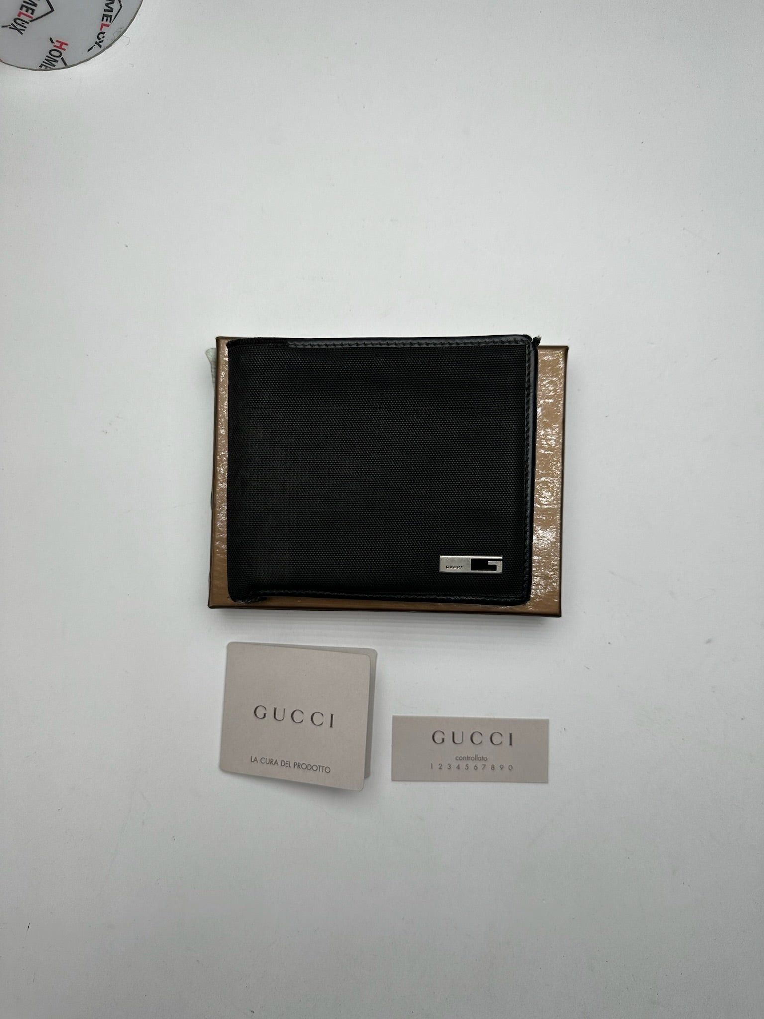 Gucci Vintage Flapable Wallet Black Size ONE SIZE - 9 Thumbnail