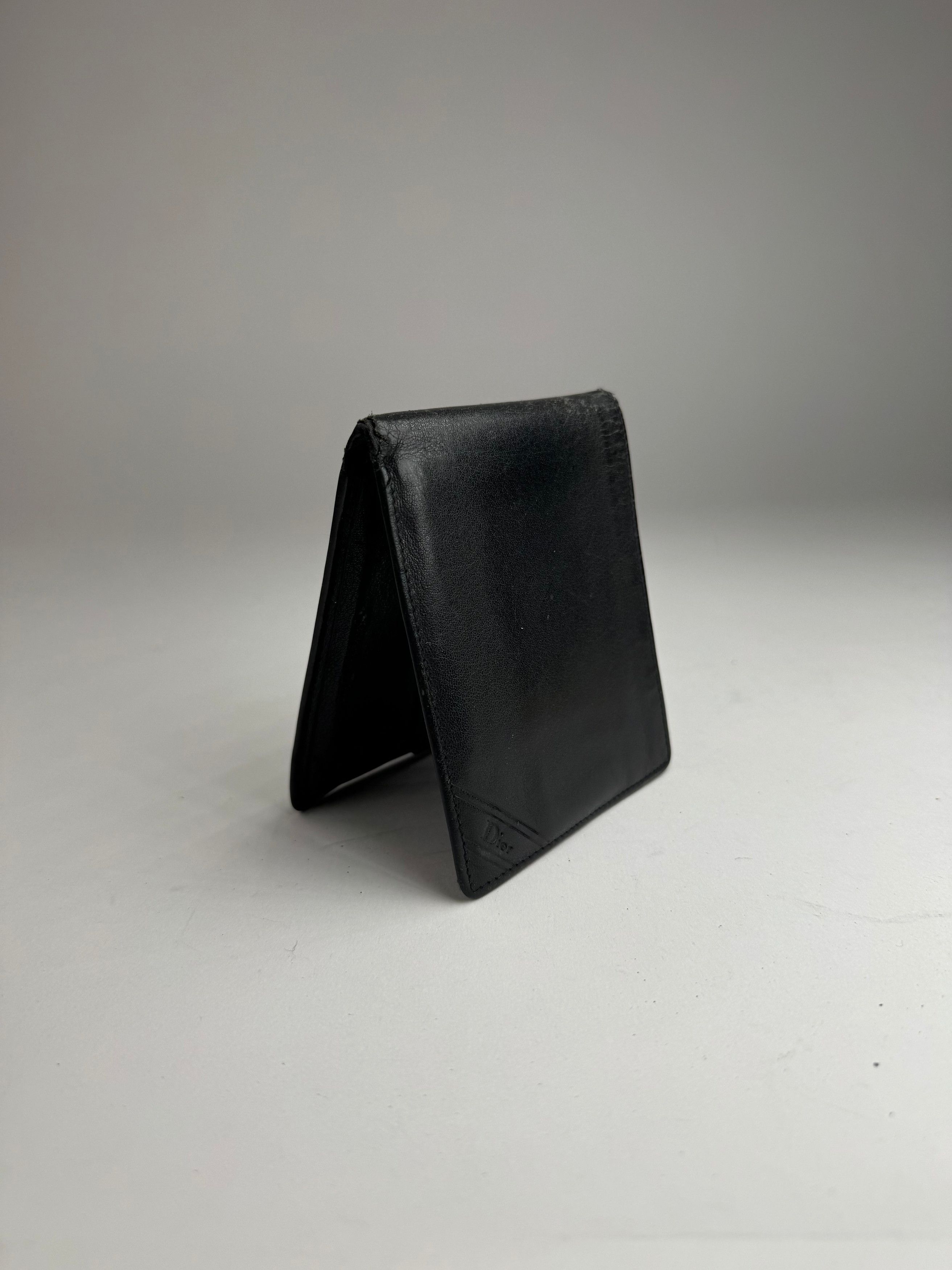 Dior Vintage Leather Wallet Black Size ONE SIZE - 4 Thumbnail