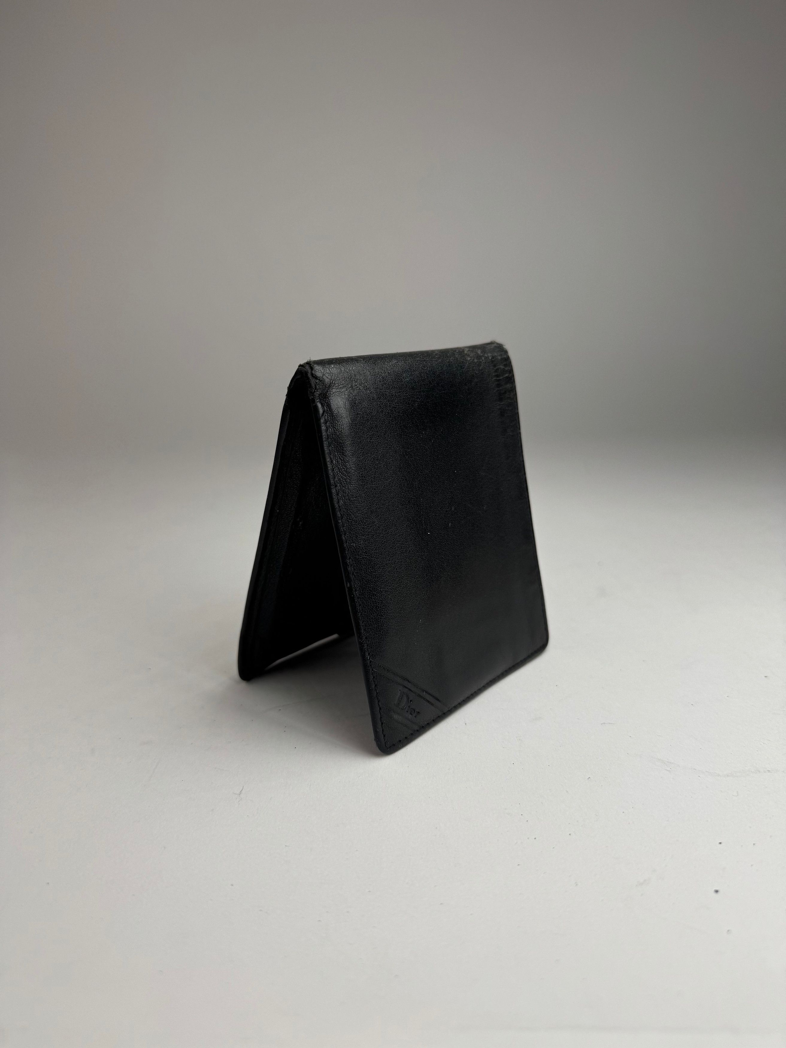 Dior Vintage Leather Wallet Black Size ONE SIZE - 11 Thumbnail