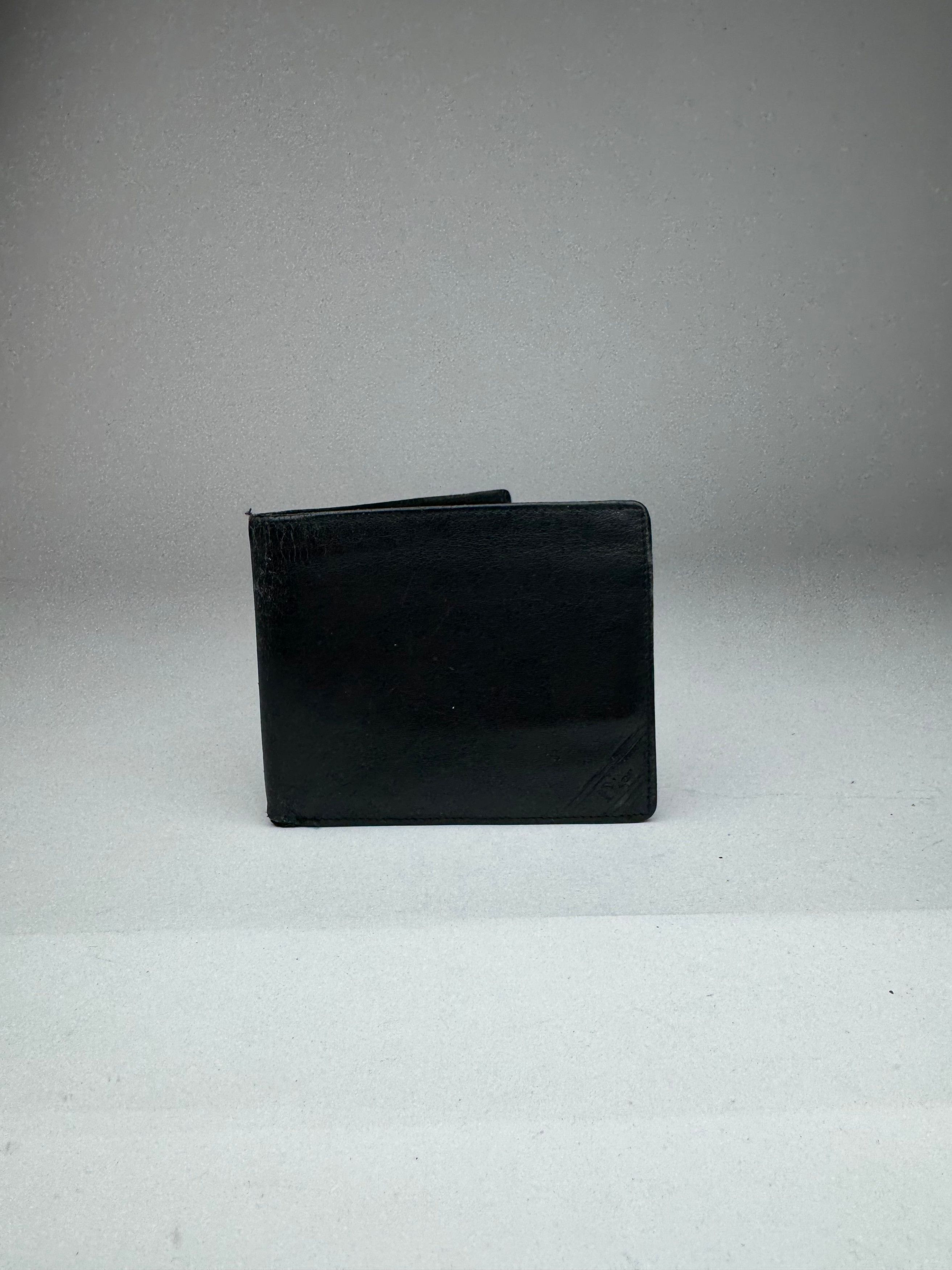 Dior Vintage Leather Wallet Black Size ONE SIZE - 8 Thumbnail