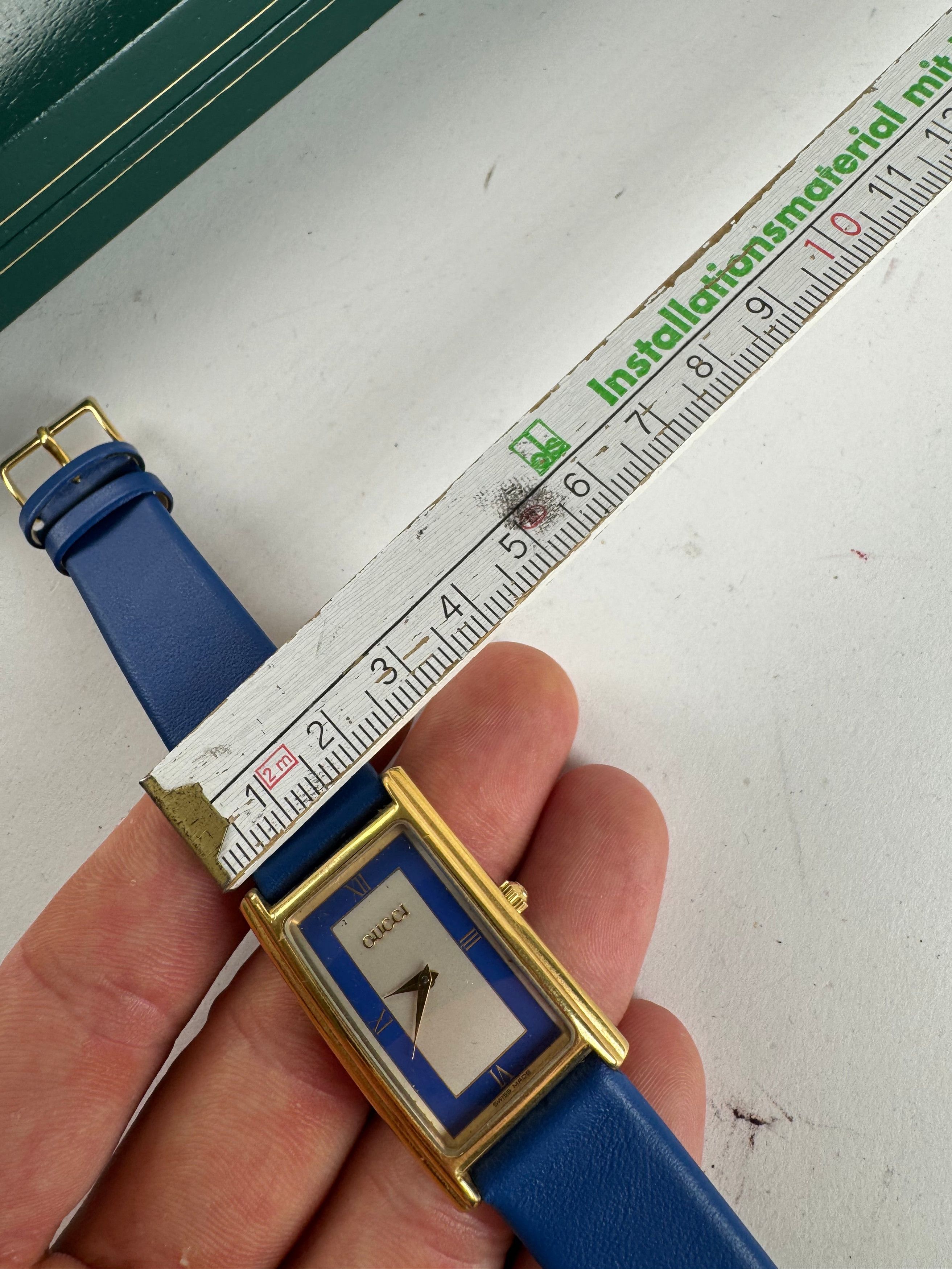 Gucci Vintage Watch Blue Gold Size ONE SIZE - 10 Thumbnail