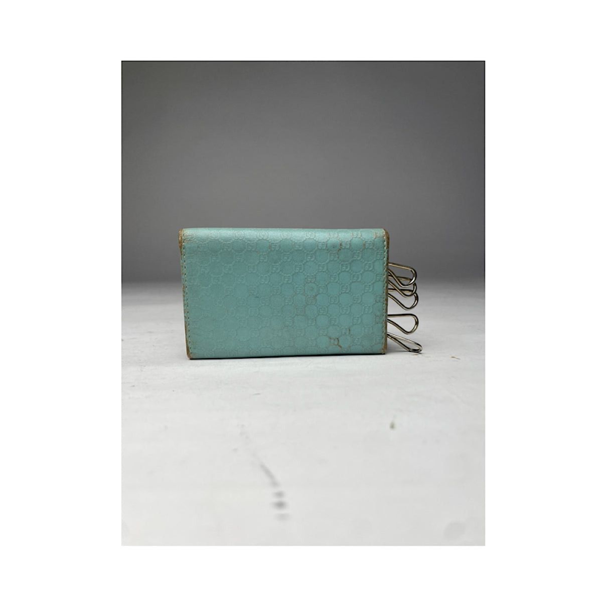 Gucci GG Blooms Turquoise Leather Purse Size ONE SIZE - 2 Thumbnail