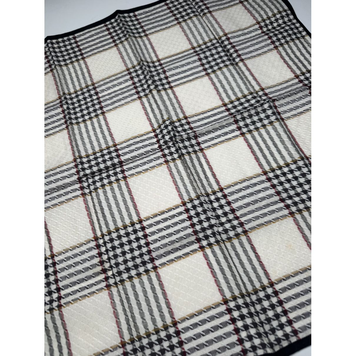 Dior Mitzah Oblique Grey Cotton Scarf Size ONE SIZE - 3 Thumbnail