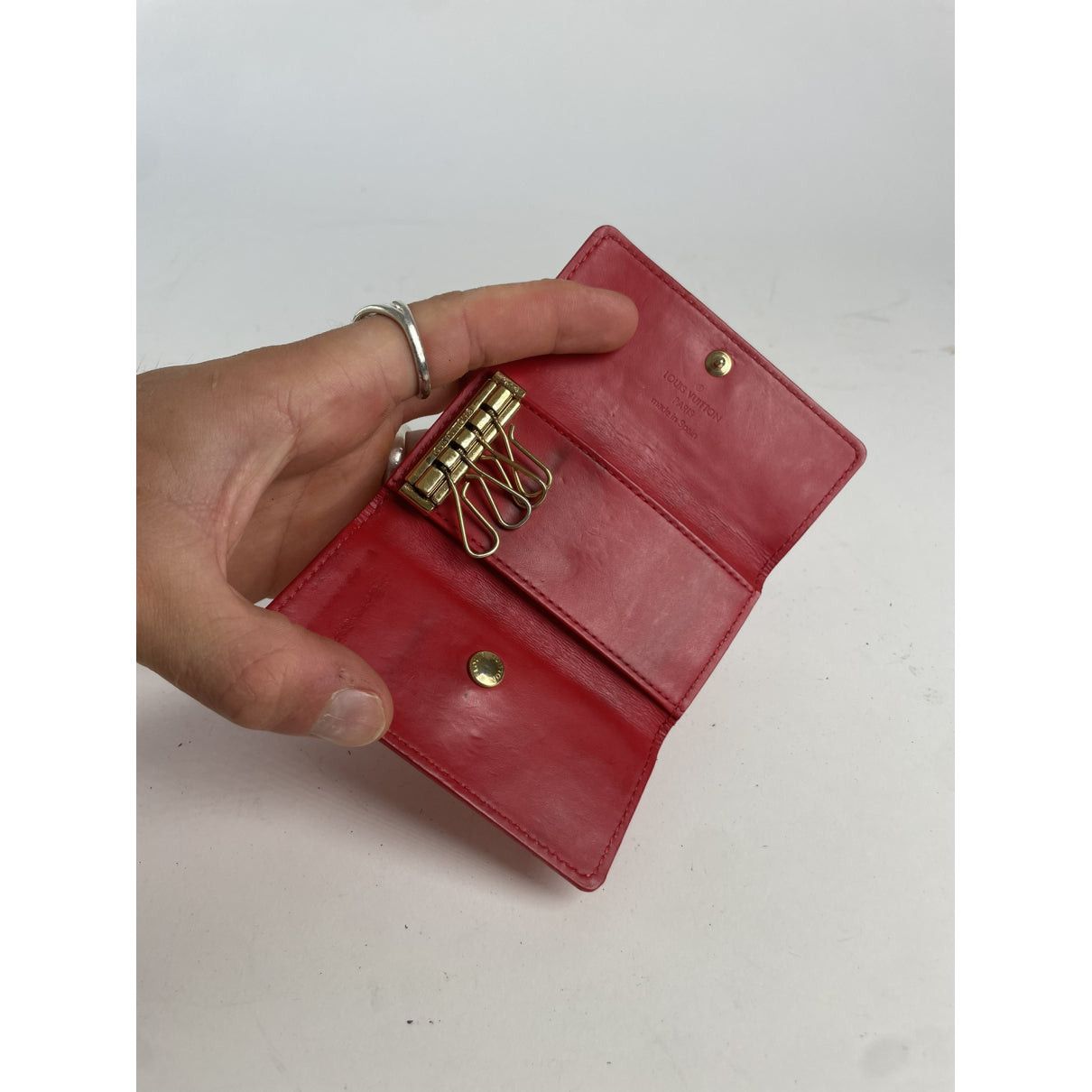 Louis Vuitton Lockme Red Patent Leather Purse Size ONE SIZE - 3 Thumbnail