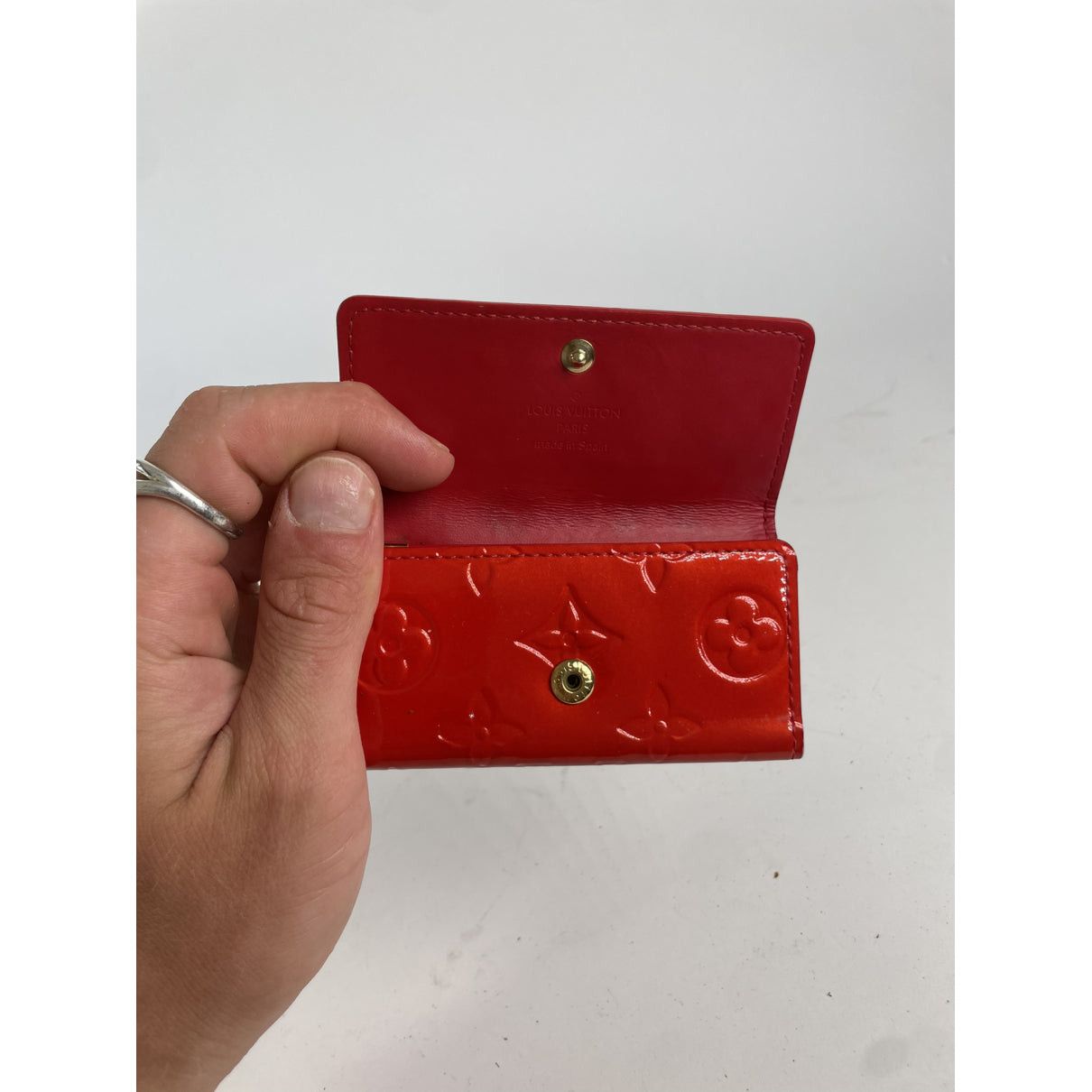 Louis Vuitton Lockme Red Patent Leather Purse Size ONE SIZE - 5 Thumbnail