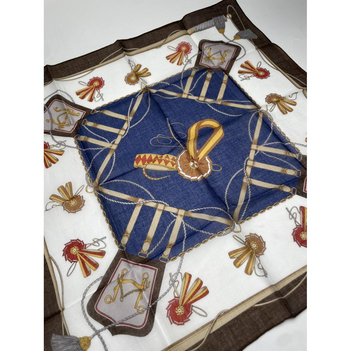 Celine Multicolour Silk Silk Handkerchief Size ONE SIZE - 3 Thumbnail