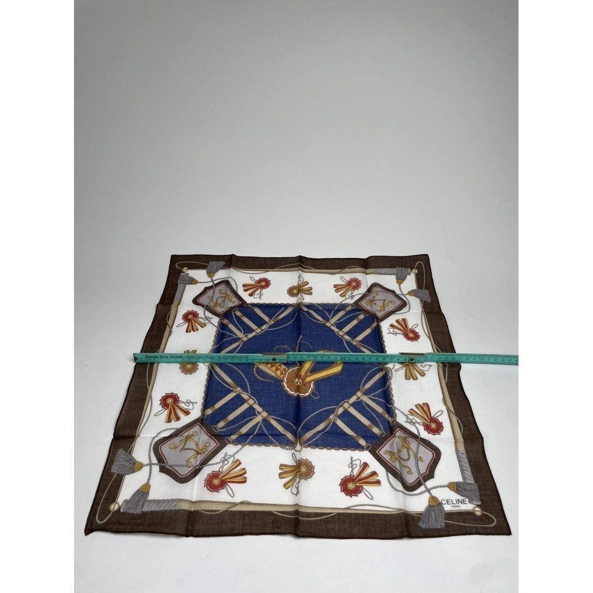 Celine Multicolour Silk Silk Handkerchief Size ONE SIZE - 5 Thumbnail