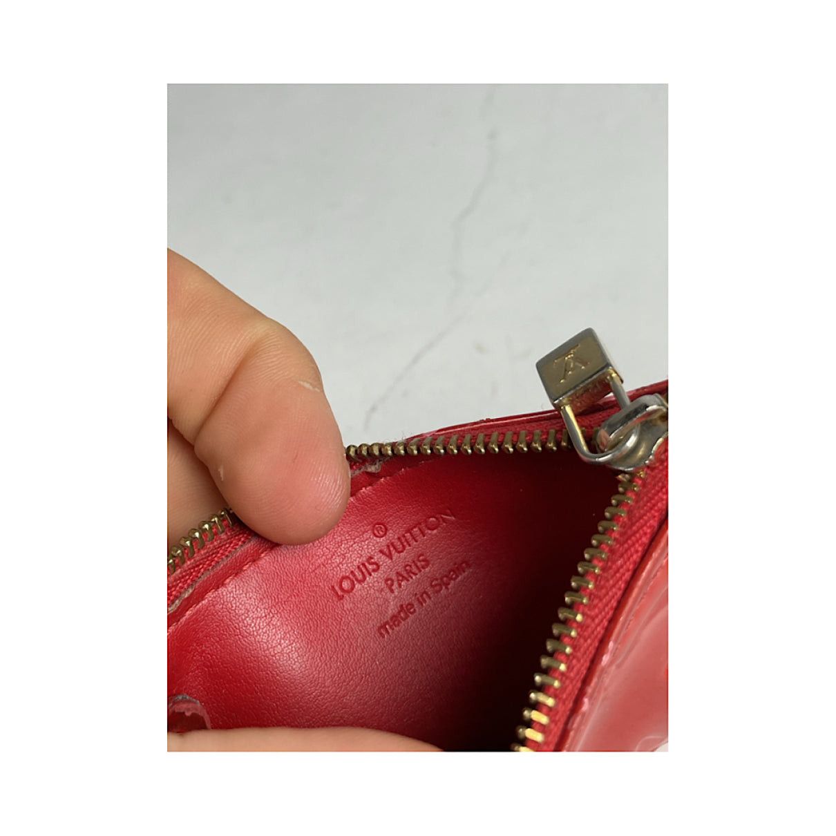 Louis Vuitton Dauphine Red Leather Purse Size ONE SIZE - 5 Thumbnail