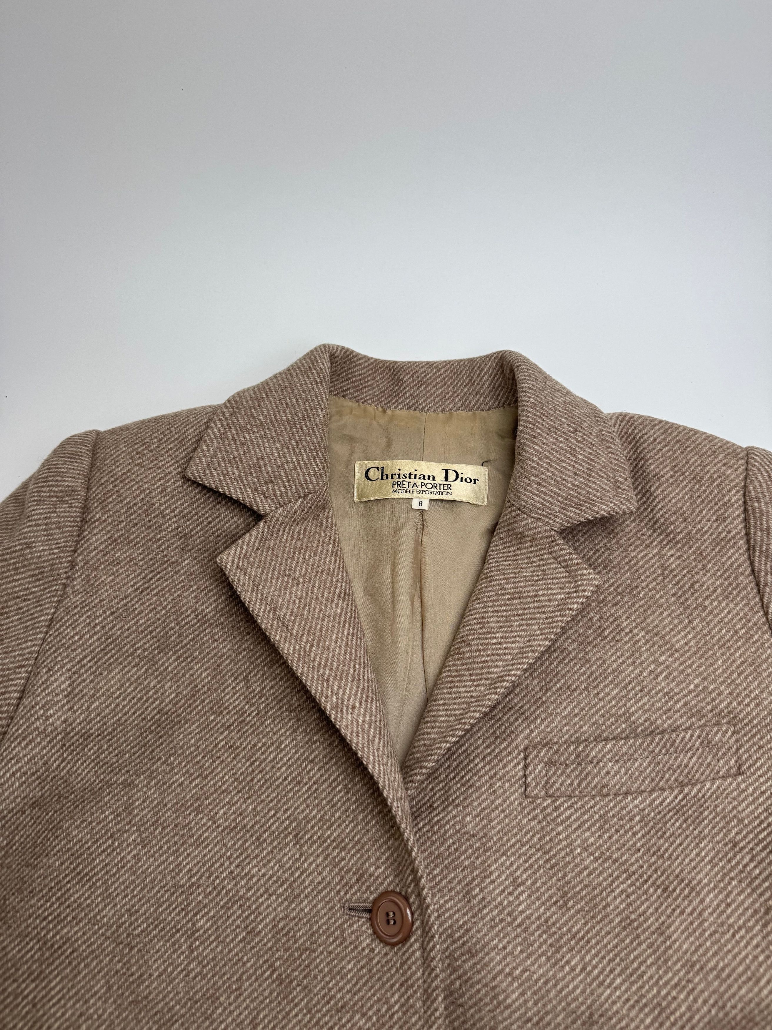 Dior Vintage Wool Trench M Brown Size M / US 6-8 / IT 42-44 - 6 Thumbnail