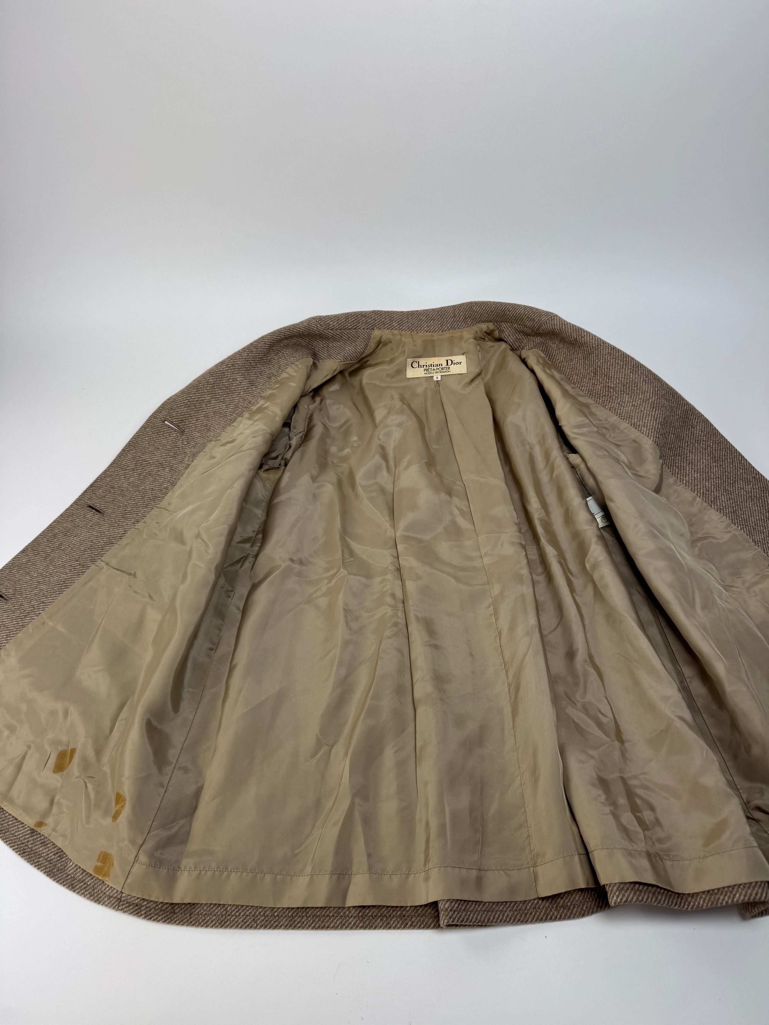 Dior Vintage Wool Trench M Brown Size M / US 6-8 / IT 42-44 - 11 Thumbnail