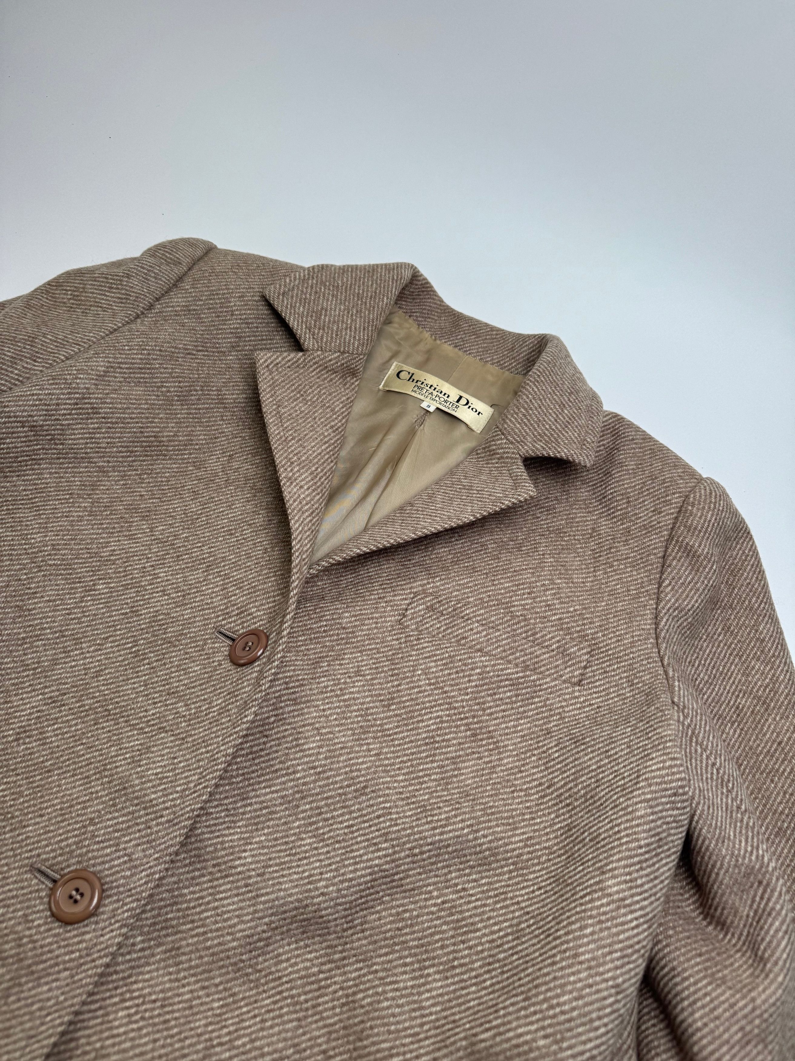 Dior Vintage Wool Trench M Brown Size M / US 6-8 / IT 42-44 - 5 Thumbnail