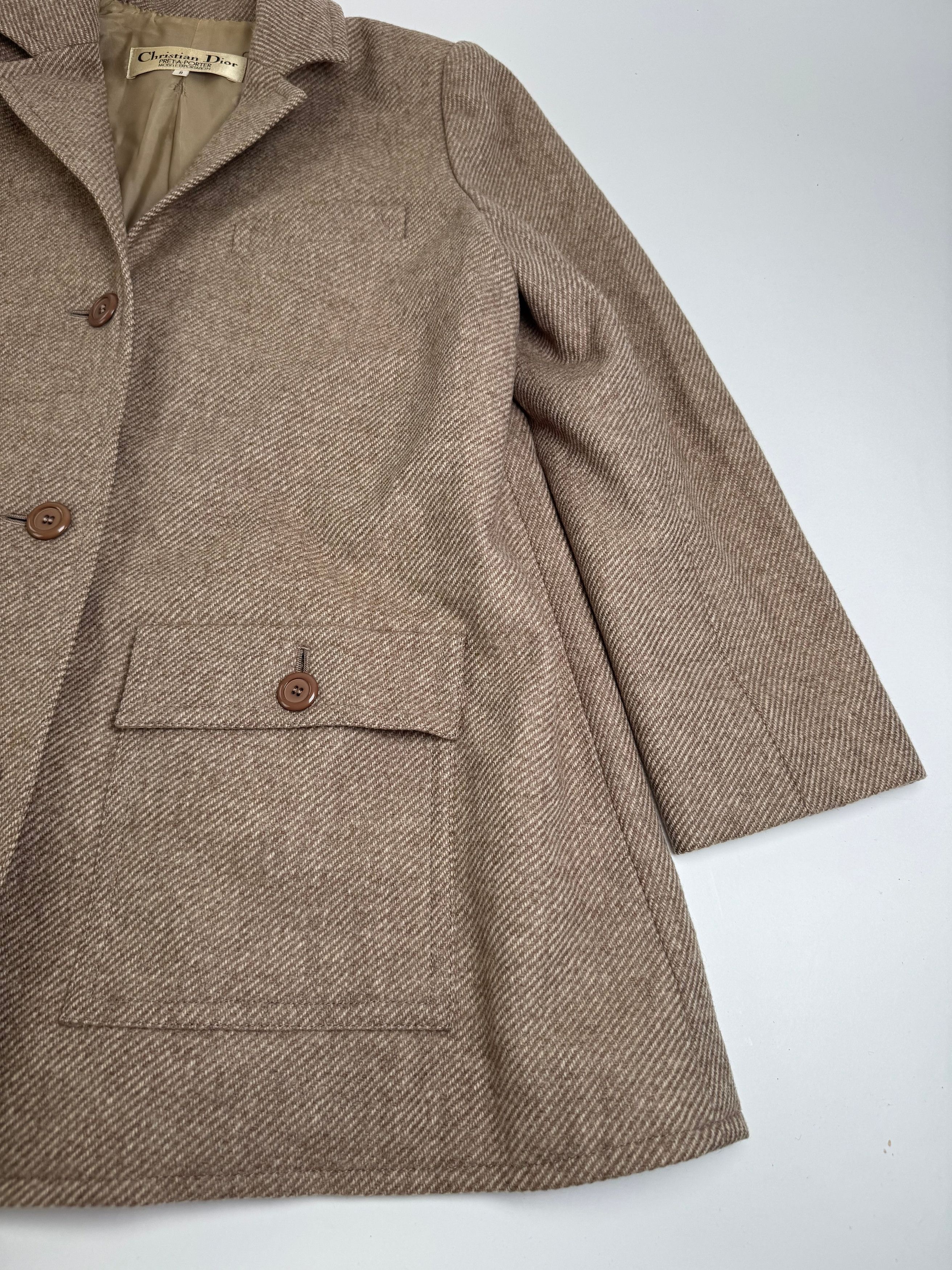 Dior Vintage Wool Trench M Brown Size M / US 6-8 / IT 42-44 - 8 Thumbnail
