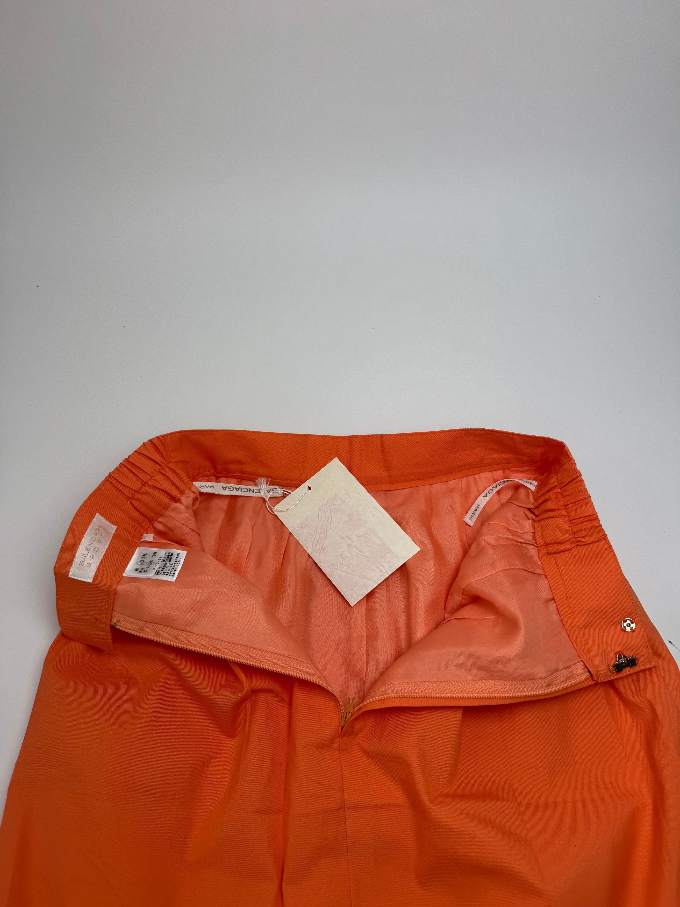 Balenciaga Vintage Skirt Orange 36/S Size 27" / US 4 / IT 40 - 12 Thumbnail