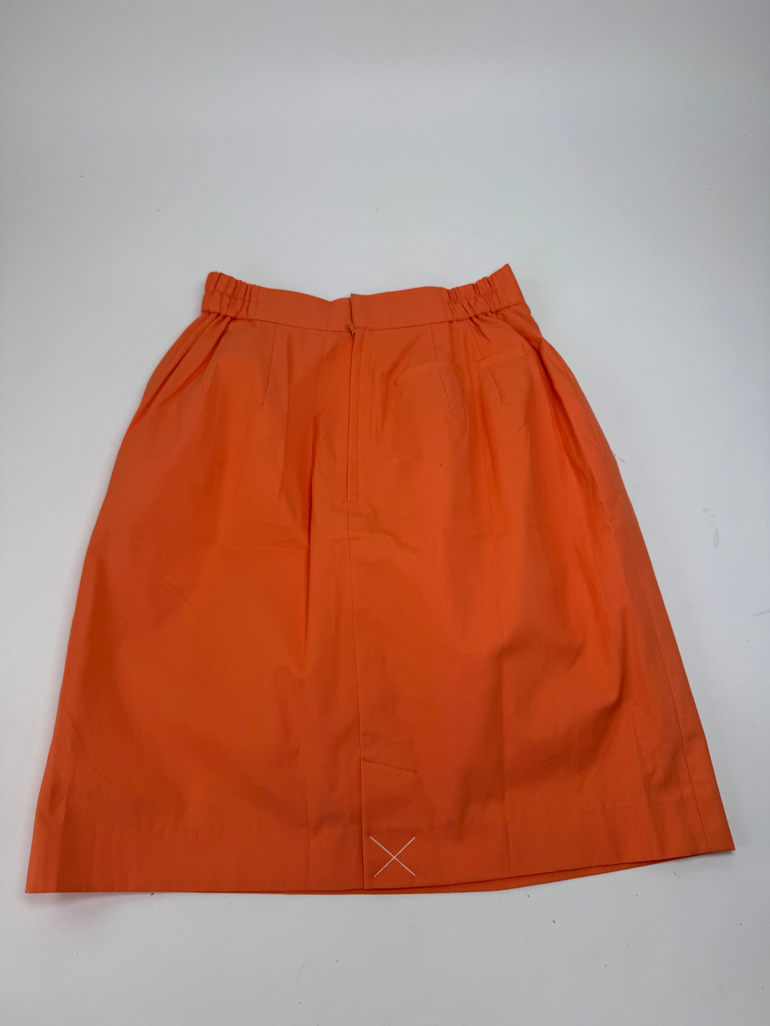 Balenciaga Vintage Skirt Orange 36/S Size 27" / US 4 / IT 40 - 10 Thumbnail