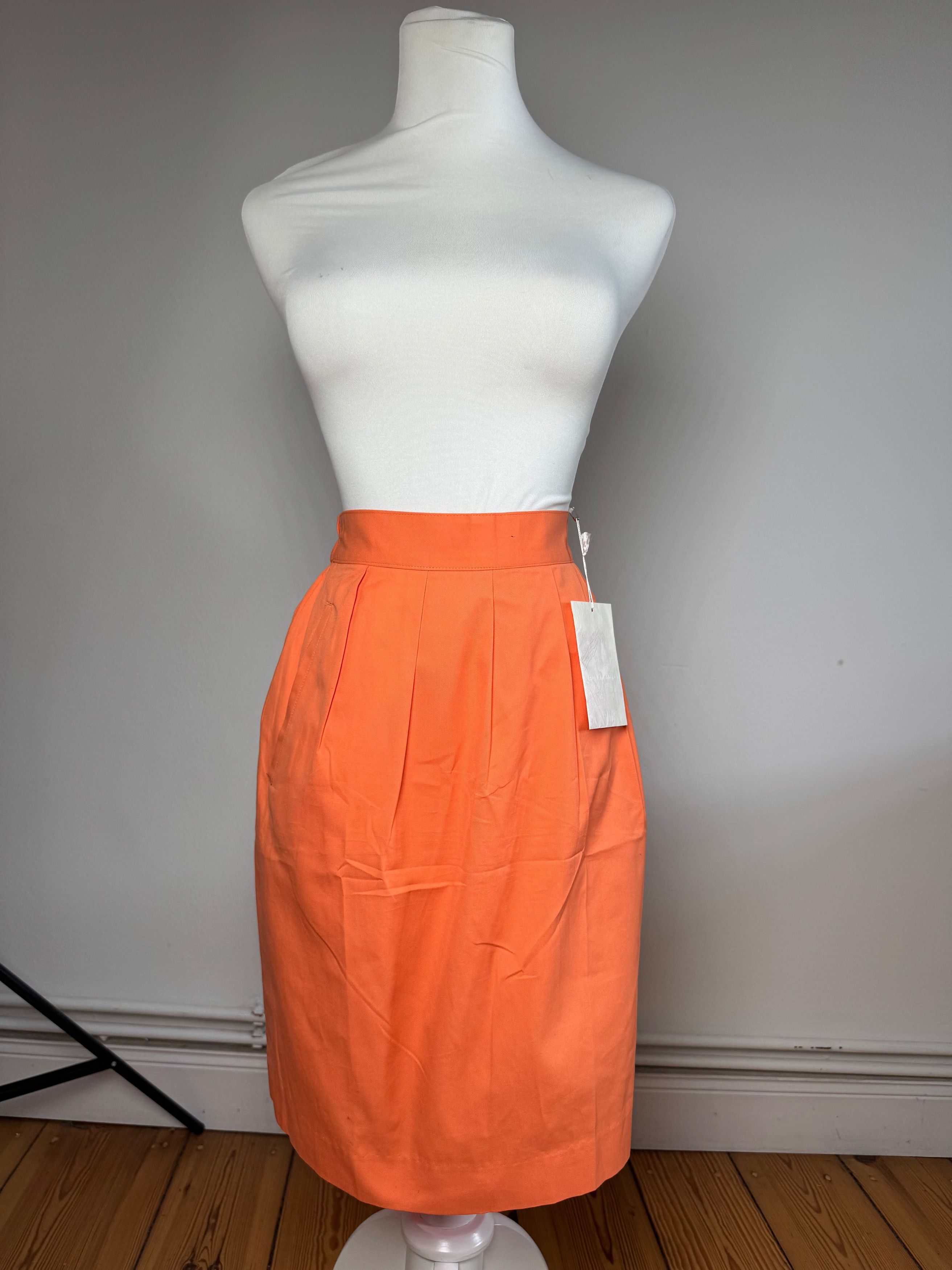 Balenciaga Vintage Skirt Orange 36/S Size 27" / US 4 / IT 40 - 8 Thumbnail