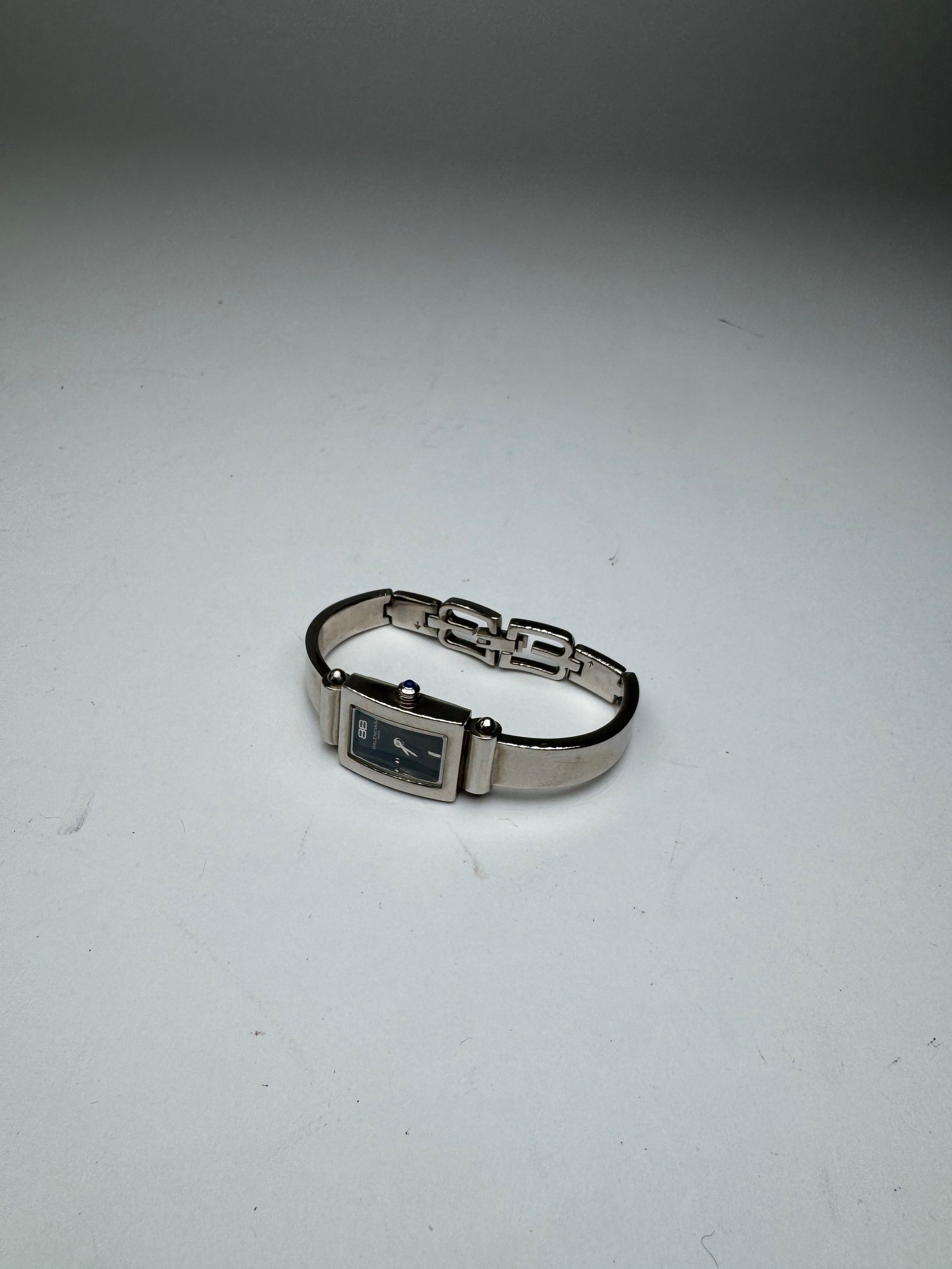 Balenciaga Vintage Steel Quartz Watch Silver Size ONE SIZE - 14 Thumbnail
