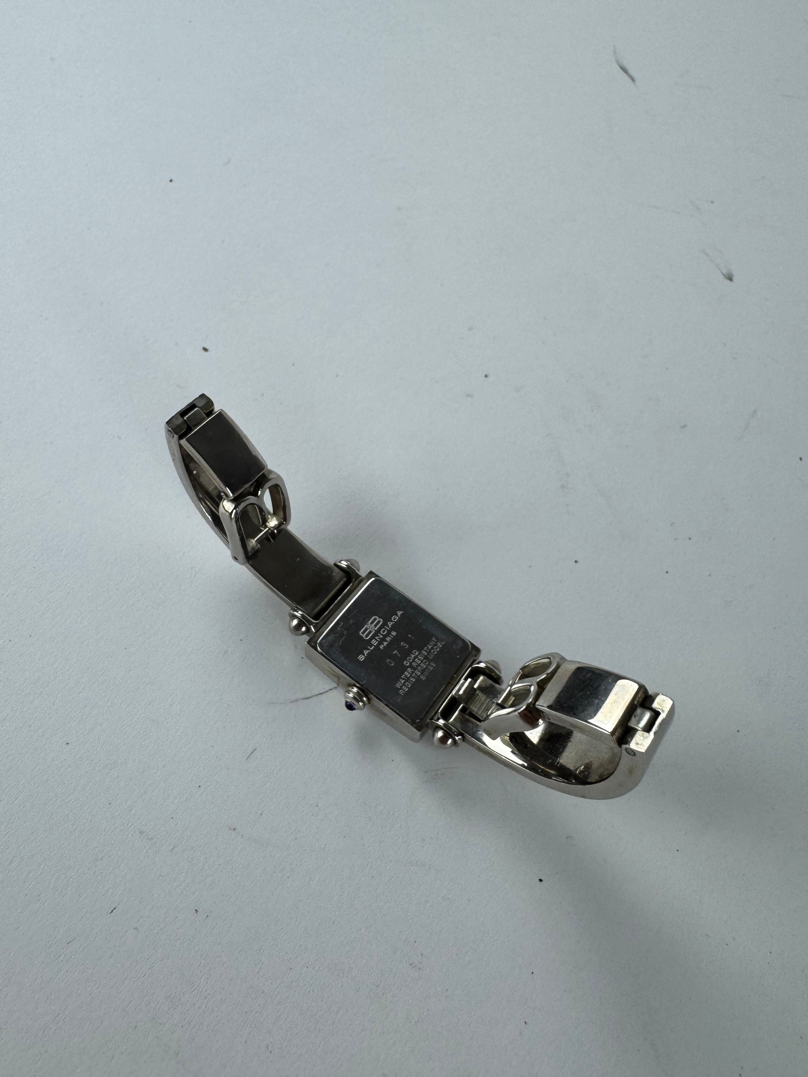 Balenciaga Vintage Steel Quartz Watch Silver Size ONE SIZE - 12 Thumbnail