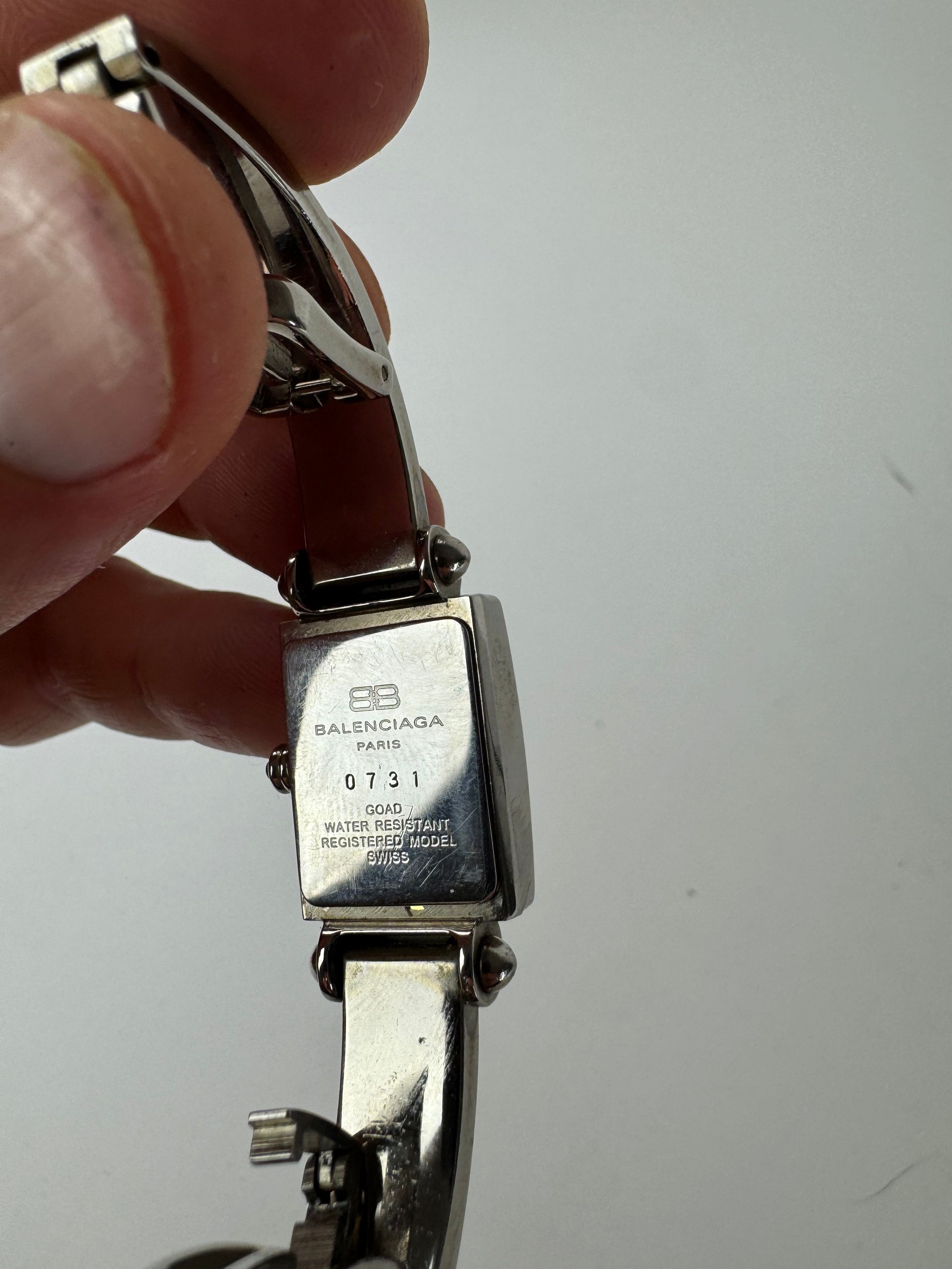Balenciaga Vintage Steel Quartz Watch Silver Size ONE SIZE - 13 Thumbnail