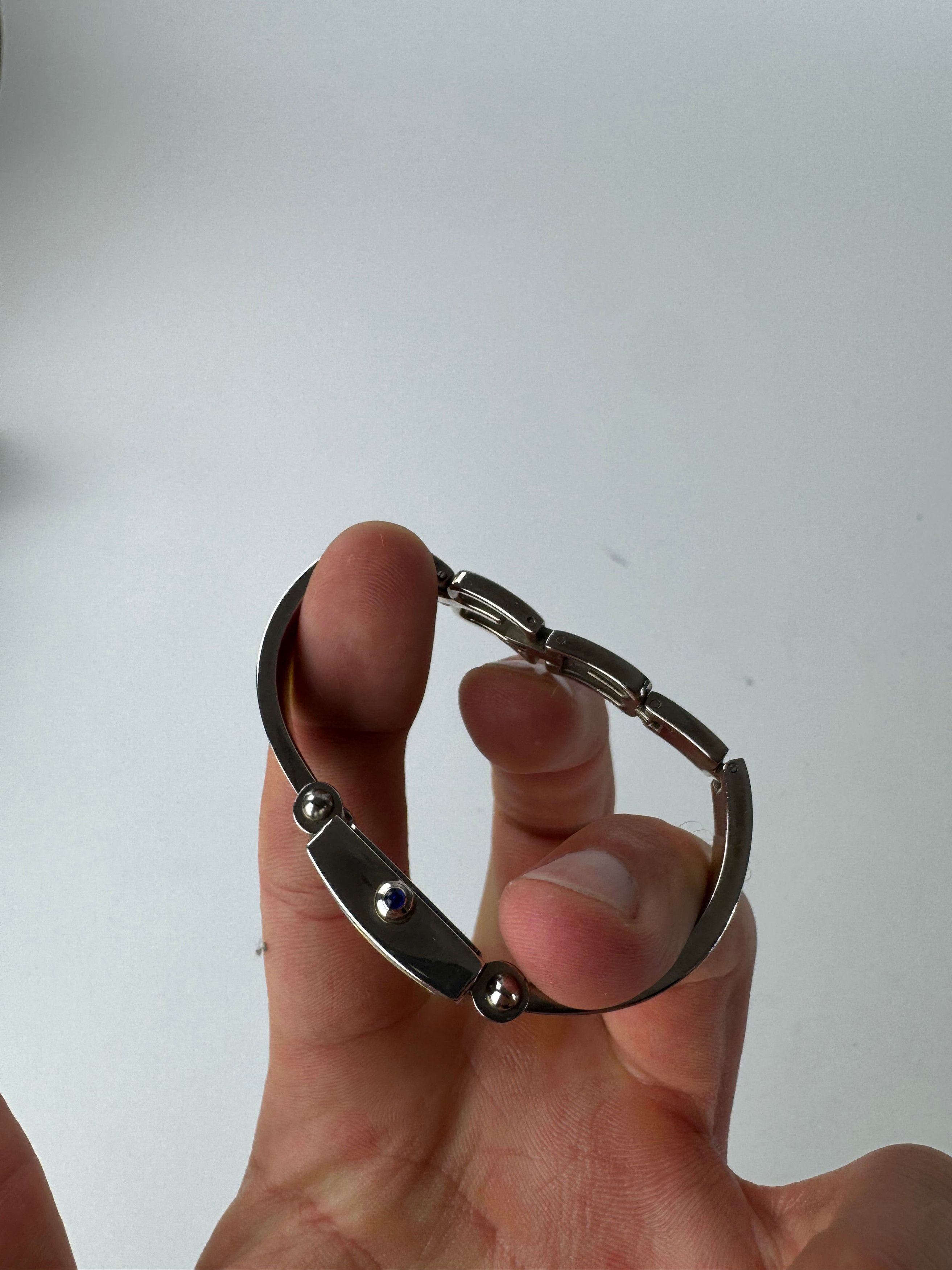 Balenciaga Vintage Steel Quartz Watch Silver Size ONE SIZE - 6 Thumbnail