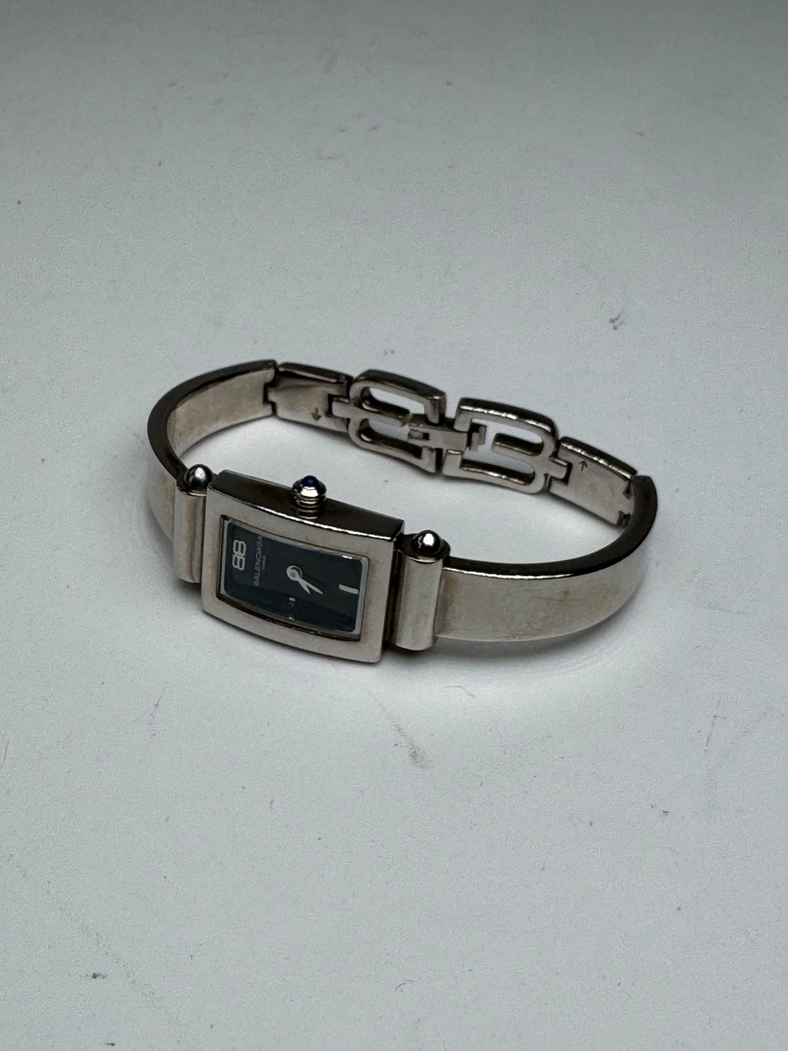 Balenciaga Vintage Steel Quartz Watch Silver Size ONE SIZE - 9 Thumbnail
