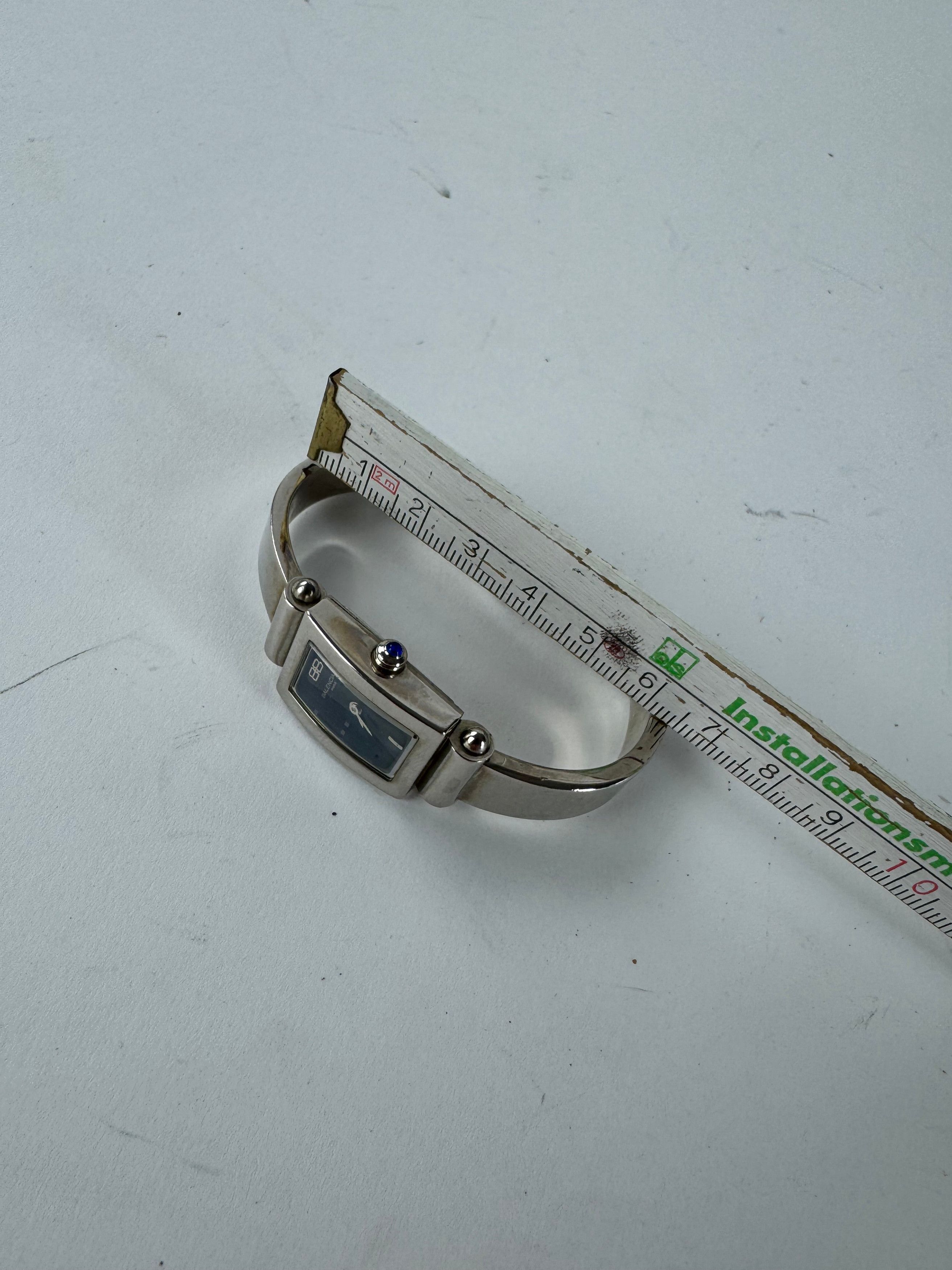 Balenciaga Vintage Steel Quartz Watch Silver Size ONE SIZE - 8 Thumbnail