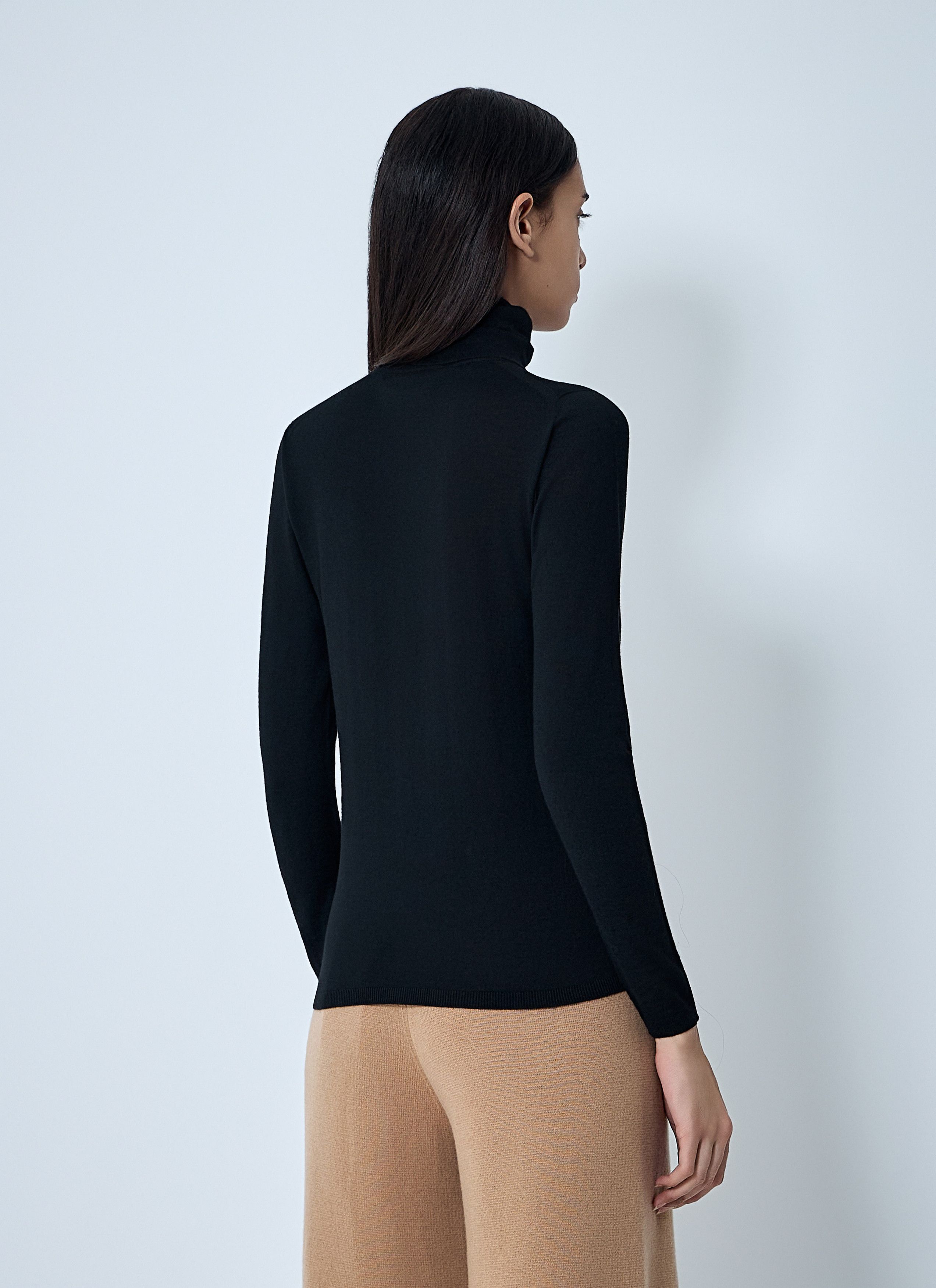 Max Mara Wool Turtleneck Sweater Size S / US 4 / IT 40 - 4 Thumbnail
