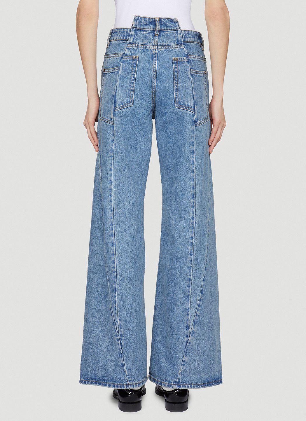 Maison Margiela Wide-Leg Jeans Size 28" / US 6 / IT 42 - 4 Thumbnail