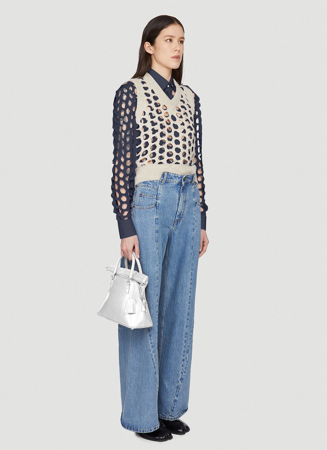 Maison Margiela Wide-Leg Jeans Size 28" / US 6 / IT 42 - 2 Thumbnail