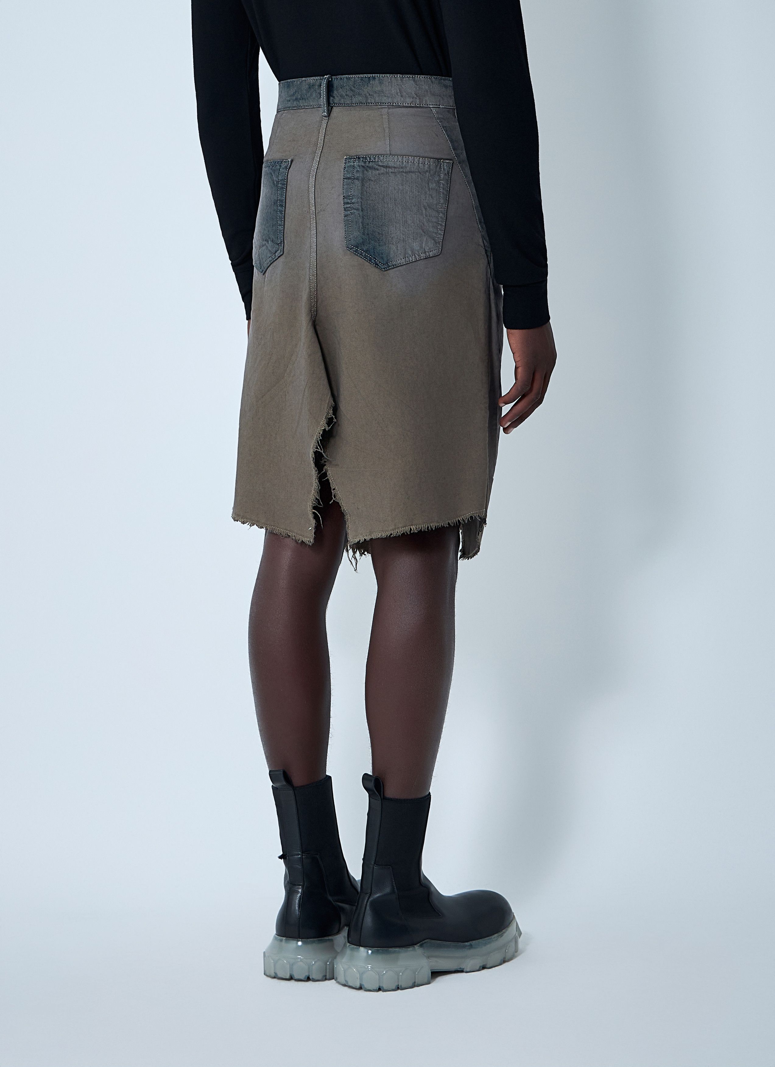 Rick Owens Slivered Midi Skirt Size US 28 / EU 44 - 4 Thumbnail