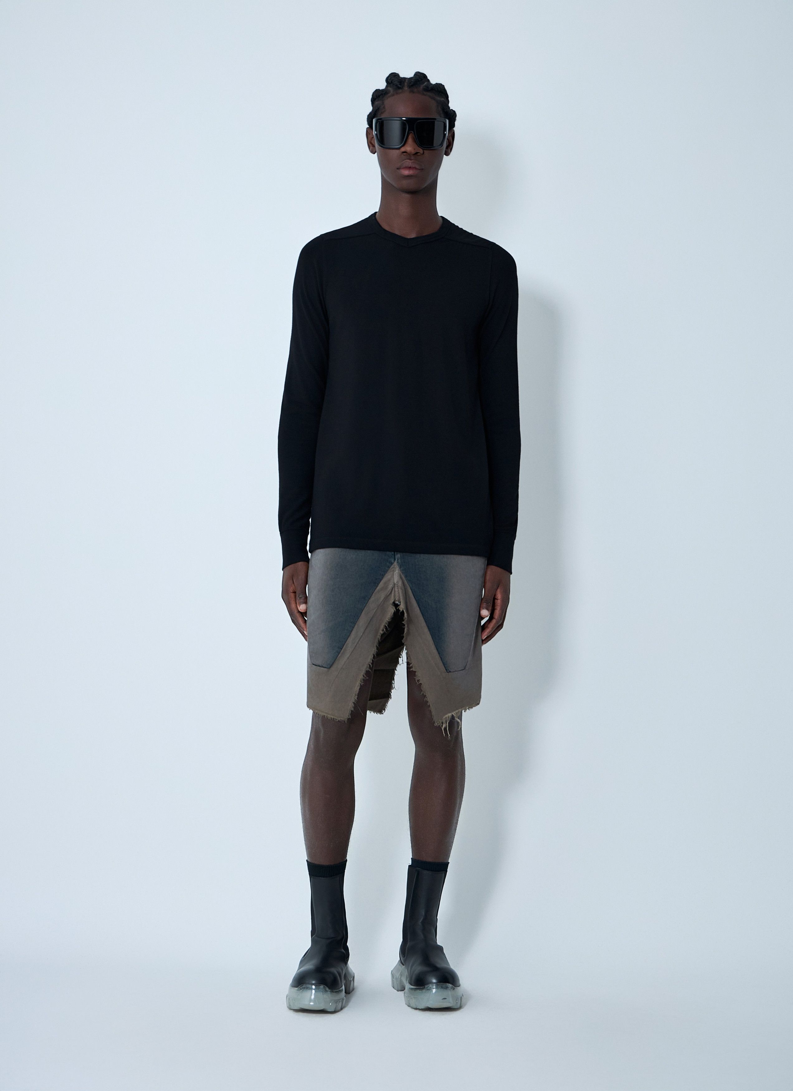 Rick Owens Slivered Midi Skirt Size US 28 / EU 44 - 2 Thumbnail