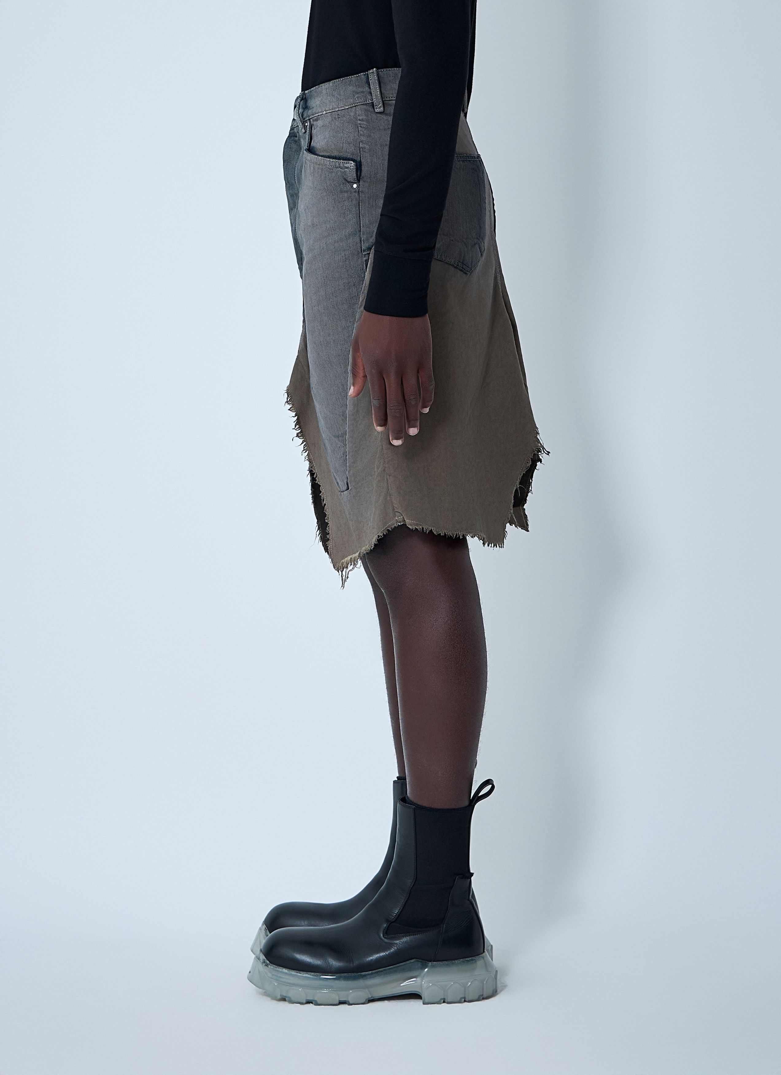 Rick Owens Slivered Midi Skirt Size US 28 / EU 44 - 3 Thumbnail