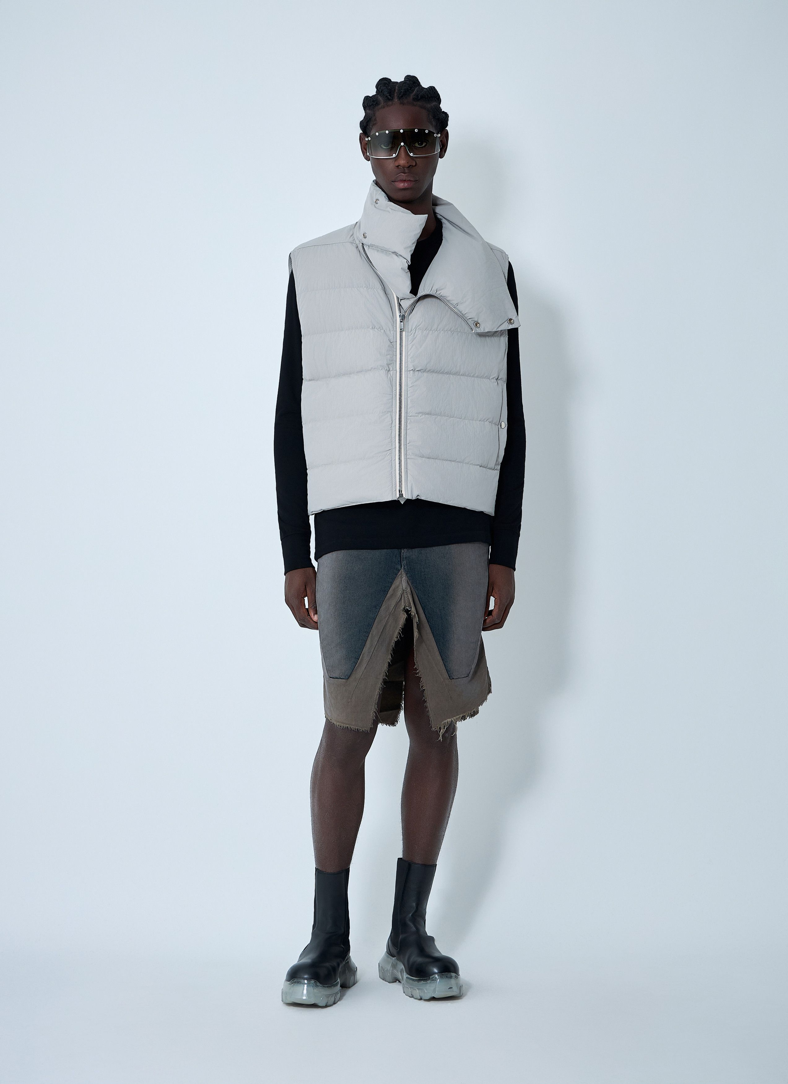 Rick Owens Flight Quilted Vest Size US XL / EU 56 / 4 - 2 Thumbnail