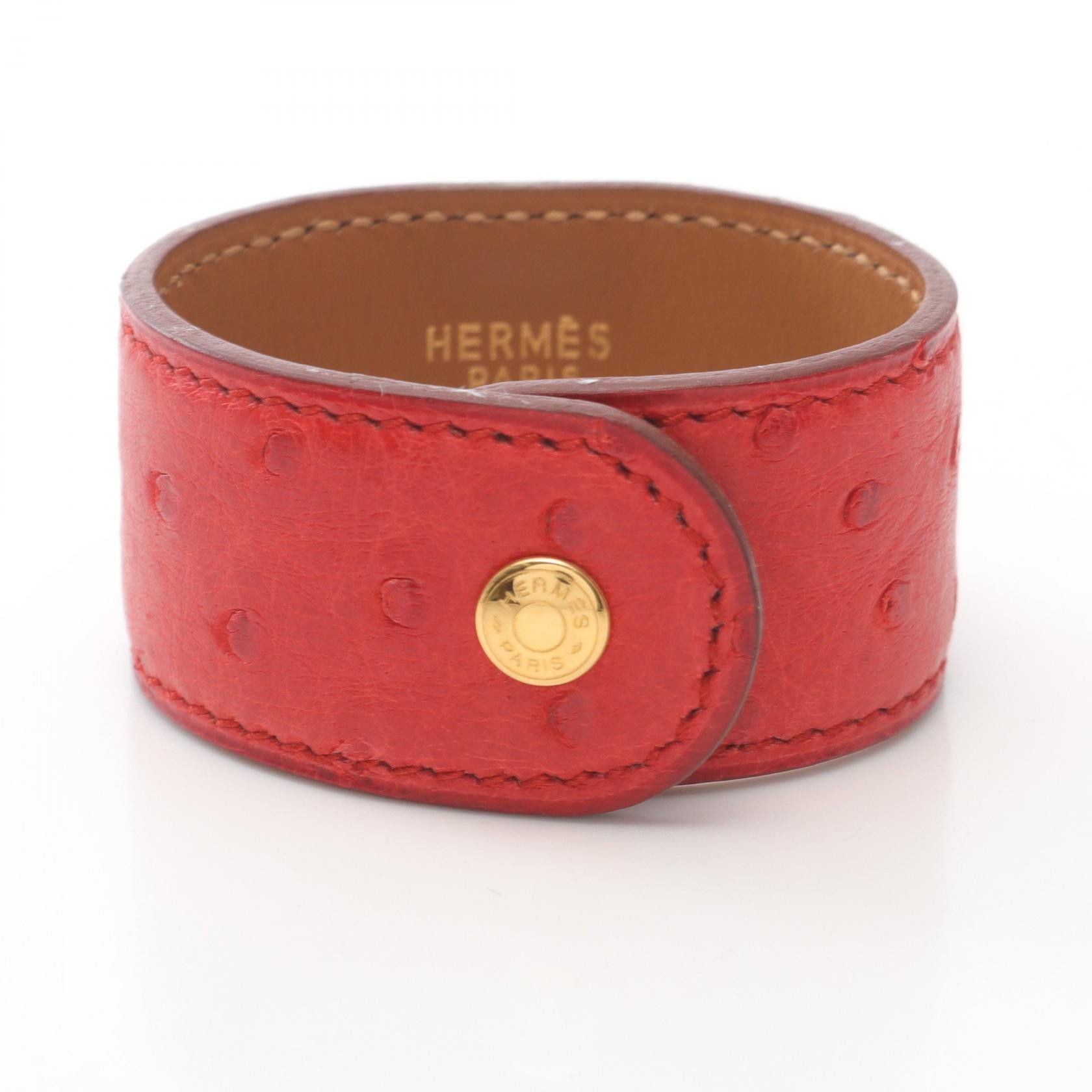 Hermes Hermes Hermes Medor Ostrich Bracelet Natural Material Bracelet DUTY FREE for USA Size ONE SIZE - 2 Thumbnail