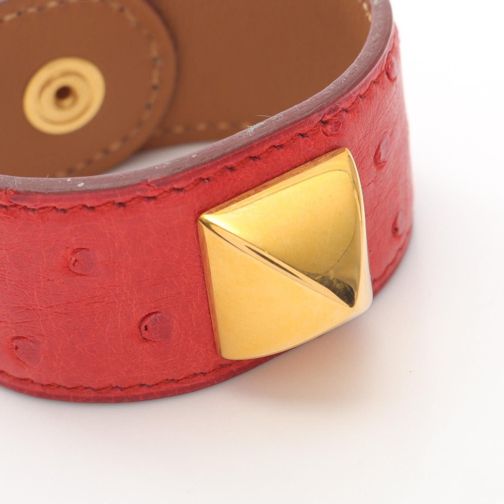 Hermes Hermes Hermes Medor Ostrich Bracelet Natural Material Bracelet DUTY FREE for USA Size ONE SIZE - 3 Thumbnail