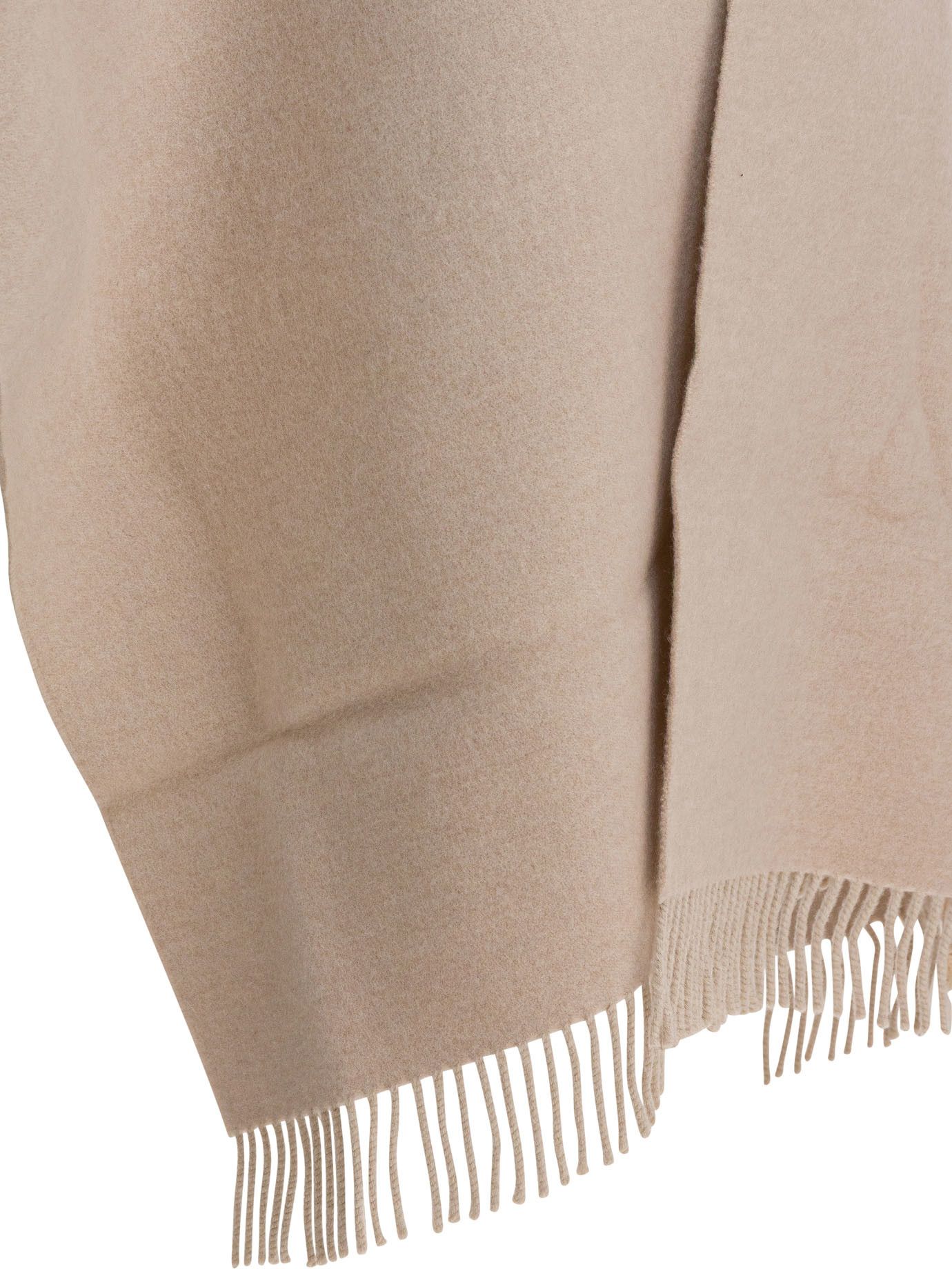 Brunello Cucinelli Wool And Cashmere Hooded Scarf Size ONE SIZE - 3 Thumbnail