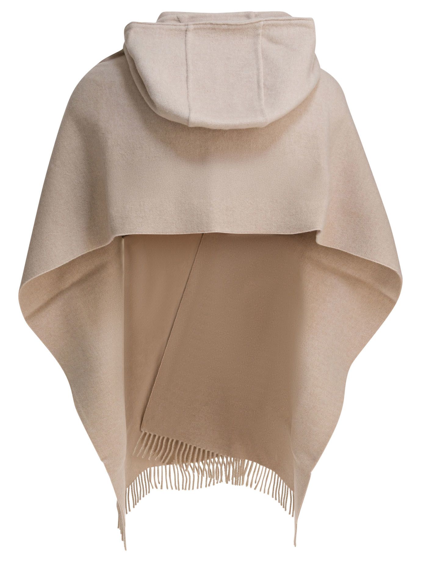 Brunello Cucinelli Wool And Cashmere Hooded Scarf Size ONE SIZE - 2 Thumbnail