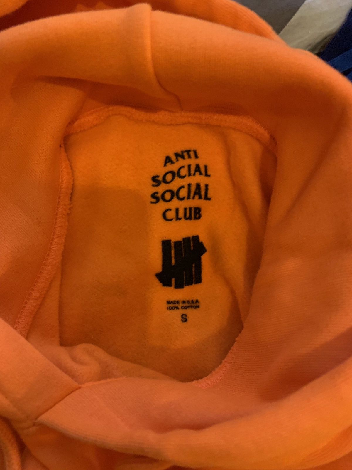 Undefeated ASSC X Undefeated Orange Paranoid Hoodie Size US S / EU 44-46 / 1 - 4 Preview