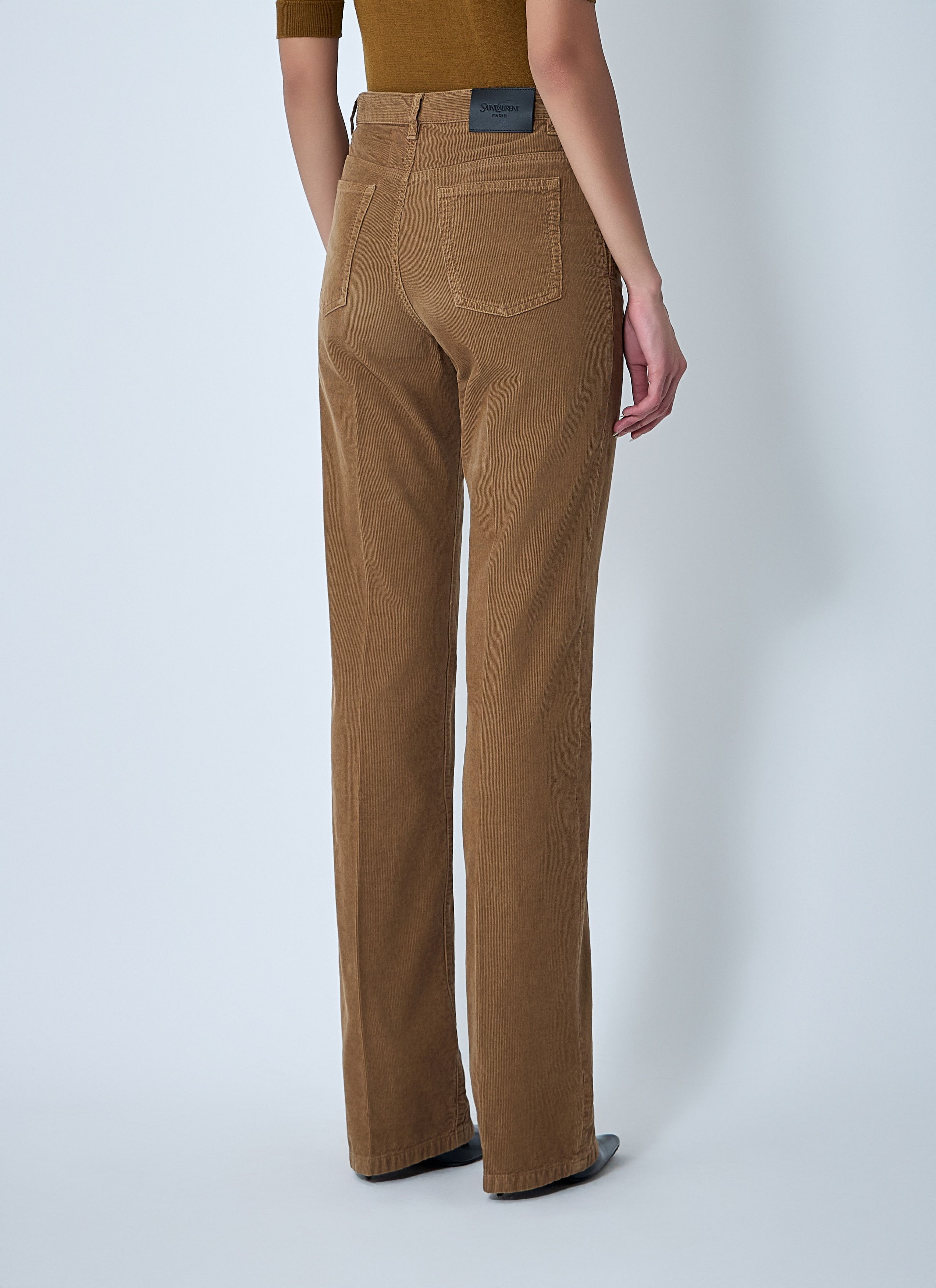 Saint Laurent Paris Clyde Corduroy Pants Size 28" / US 6 / IT 42 - 4 Thumbnail
