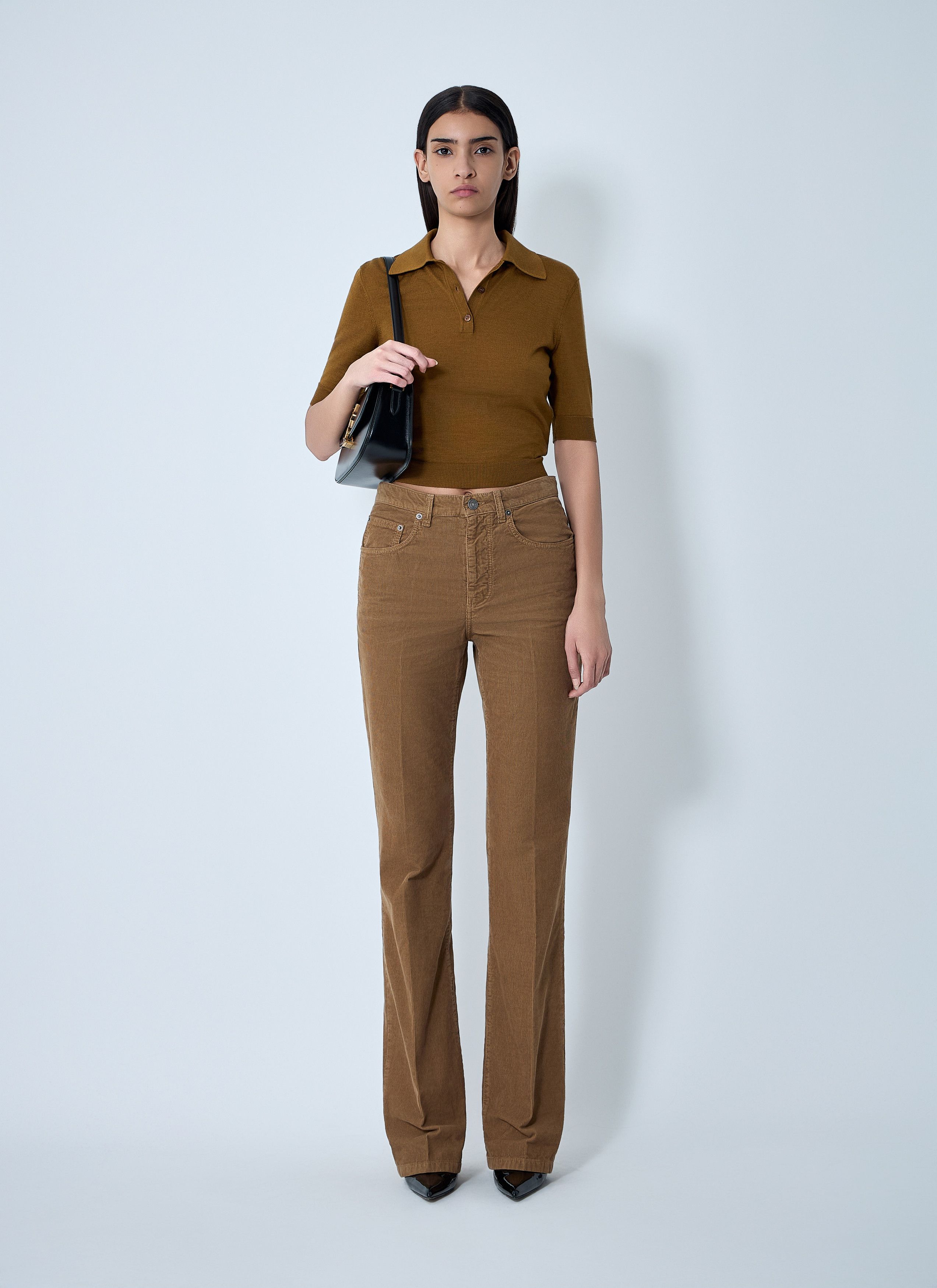 Saint Laurent Paris Clyde Corduroy Pants Size 28" / US 6 / IT 42 - 2 Thumbnail