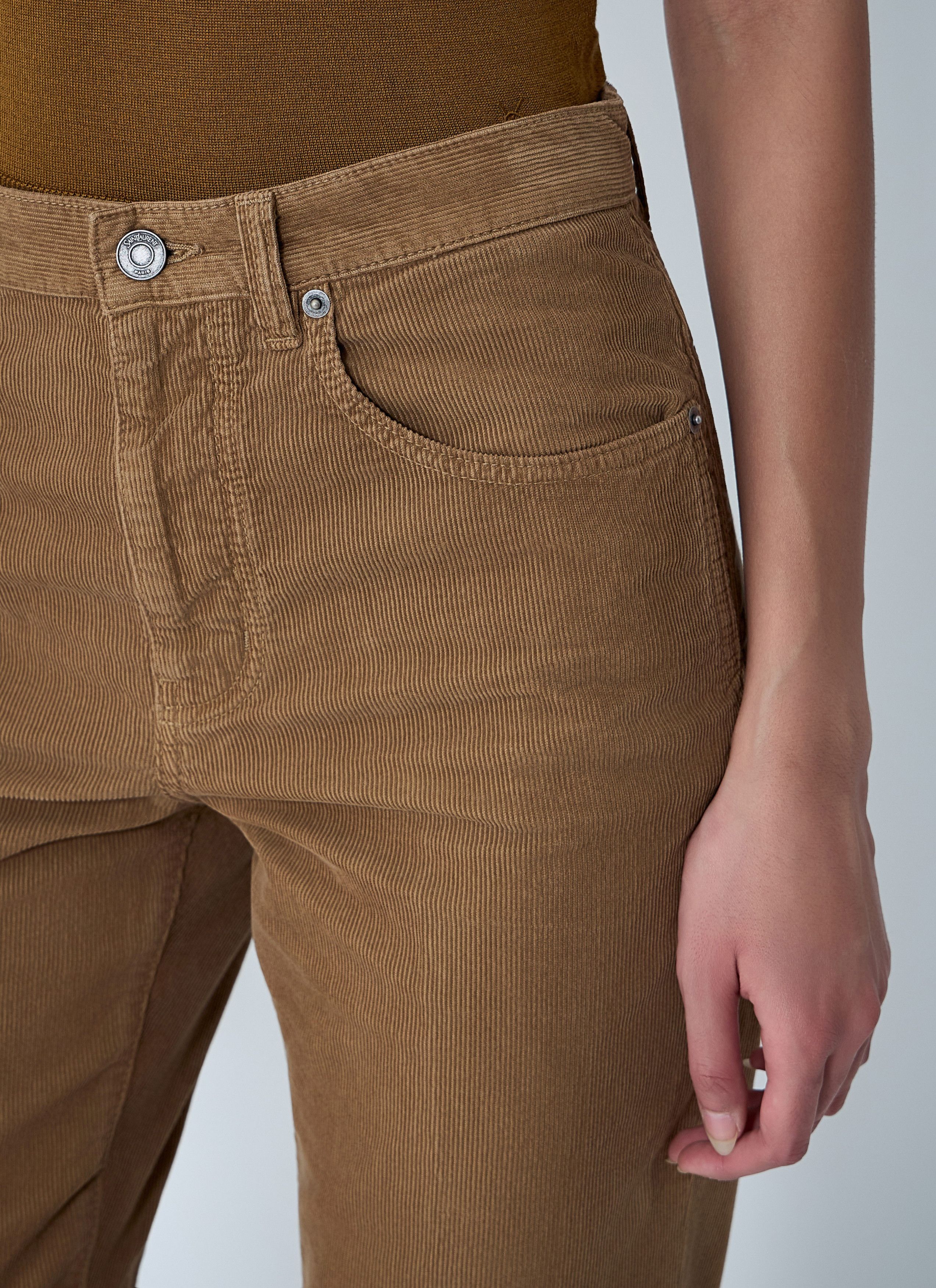 Saint Laurent Paris Clyde Corduroy Pants Size 29" - 5 Thumbnail