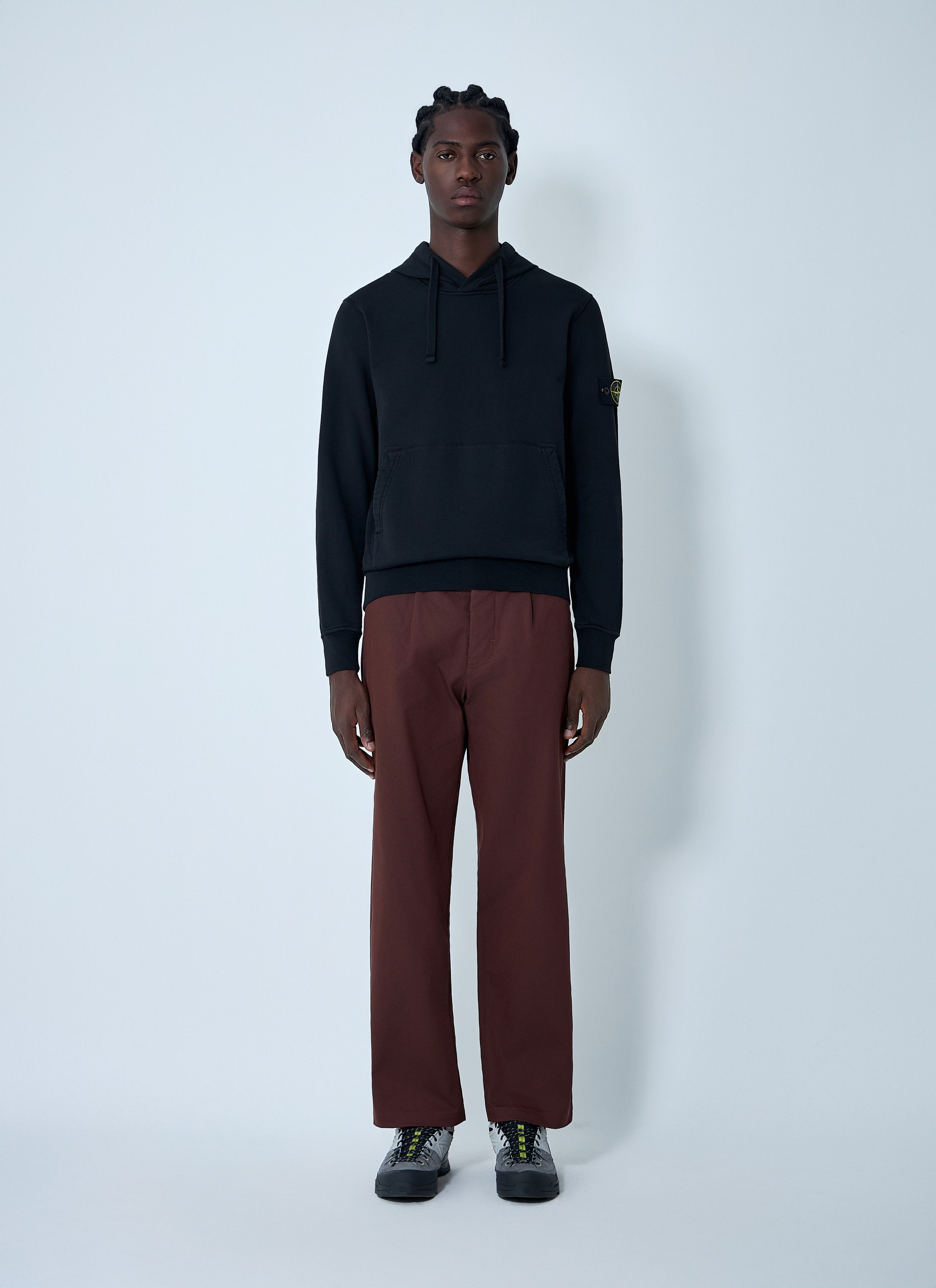 Stone Island Compass Patch Hooded Sweatshirt Size US S / EU 44-46 / 1 - 2 Thumbnail