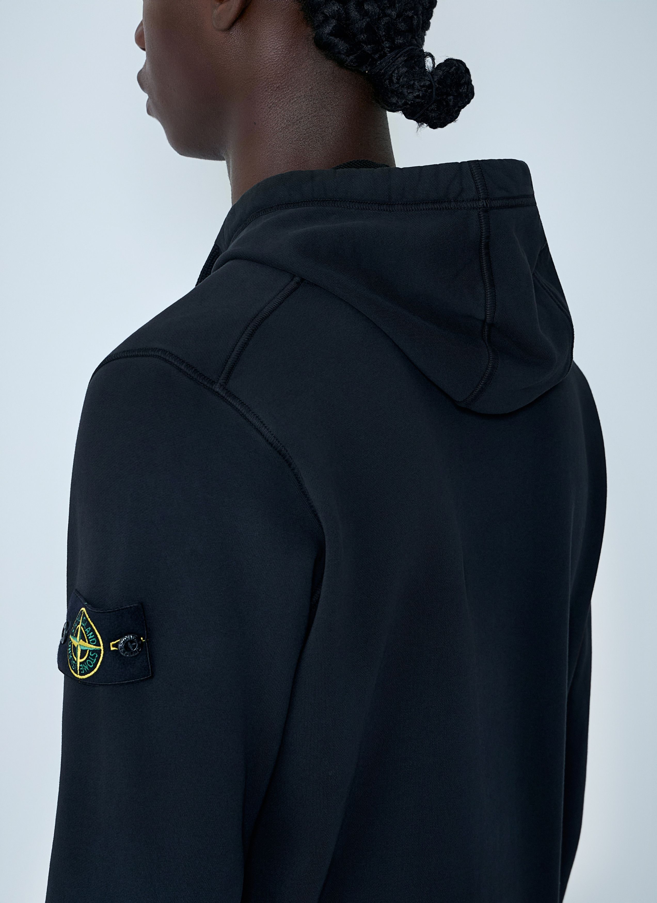Stone Island Compass Patch Hooded Sweatshirt Size US S / EU 44-46 / 1 - 6 Thumbnail