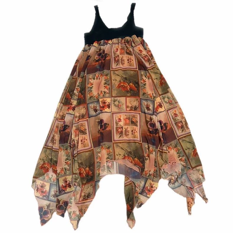 Jean Paul Gaultier Jean Paul Gaultier Vintage Floral Dress Size US 30 / EU 46 - 2 Thumbnail