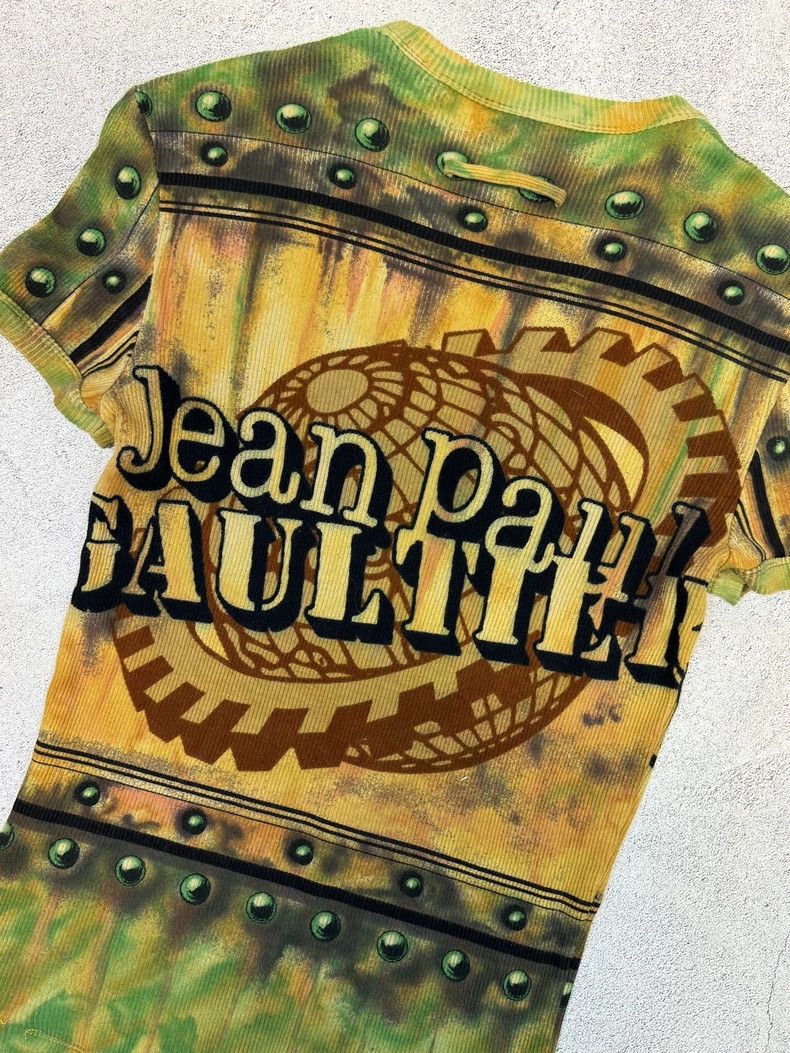 Jean Paul Gaultier 90s Logo Tie-Dye Tee