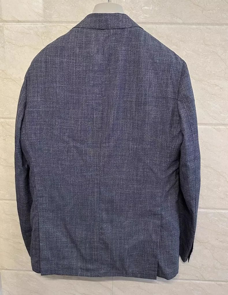 Loro Piana Loro Piana Blue White Rain System Blazer Size US XL / EU 56 / 4 - 8 Thumbnail