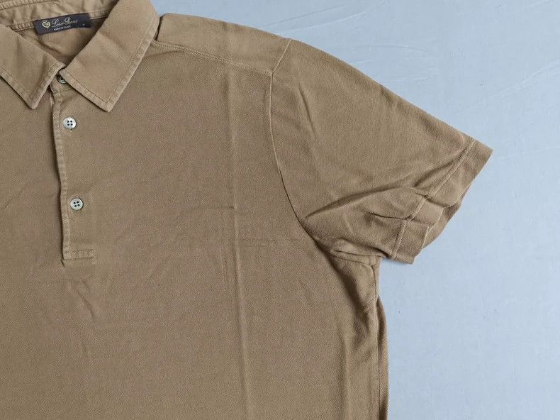 Loro Piana Loro Piana Men's Short Sleeve Polo Shirt Size US M / EU 48-50 / 2 - 5 Thumbnail